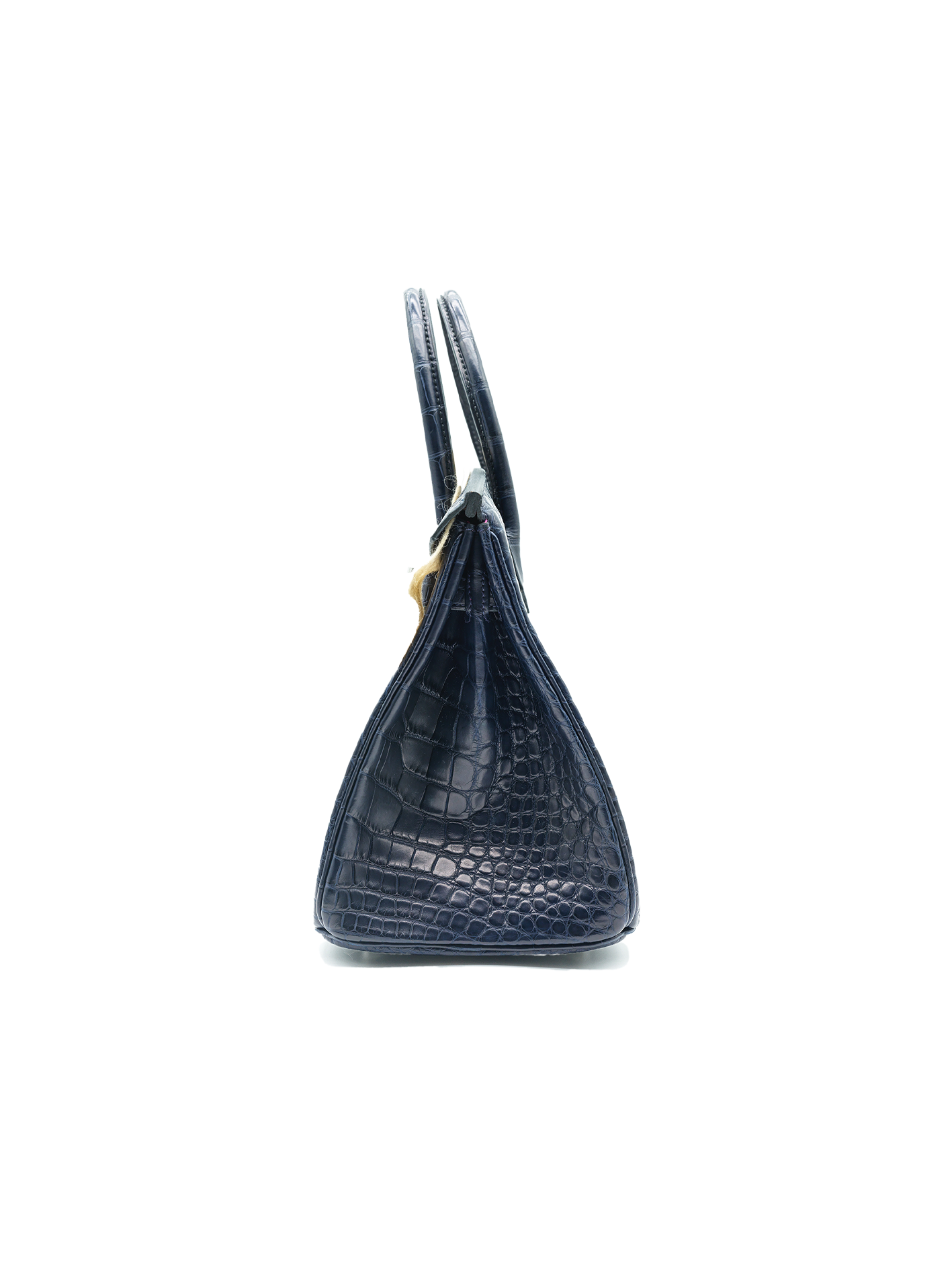 PRE-LOVED HERMÈS BIRKIN 30 ALLIGATOR CROCODILE BLEU PROFOND PHW