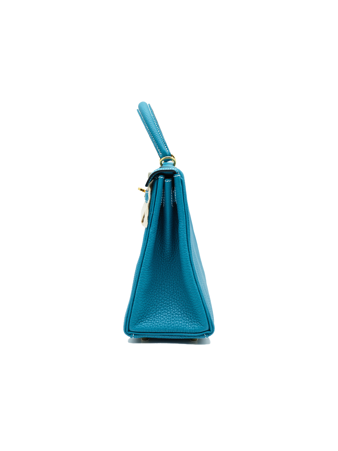 PRE-LOVED HERMÈS KELLY 25 TOGO BLEU JEAN GHW