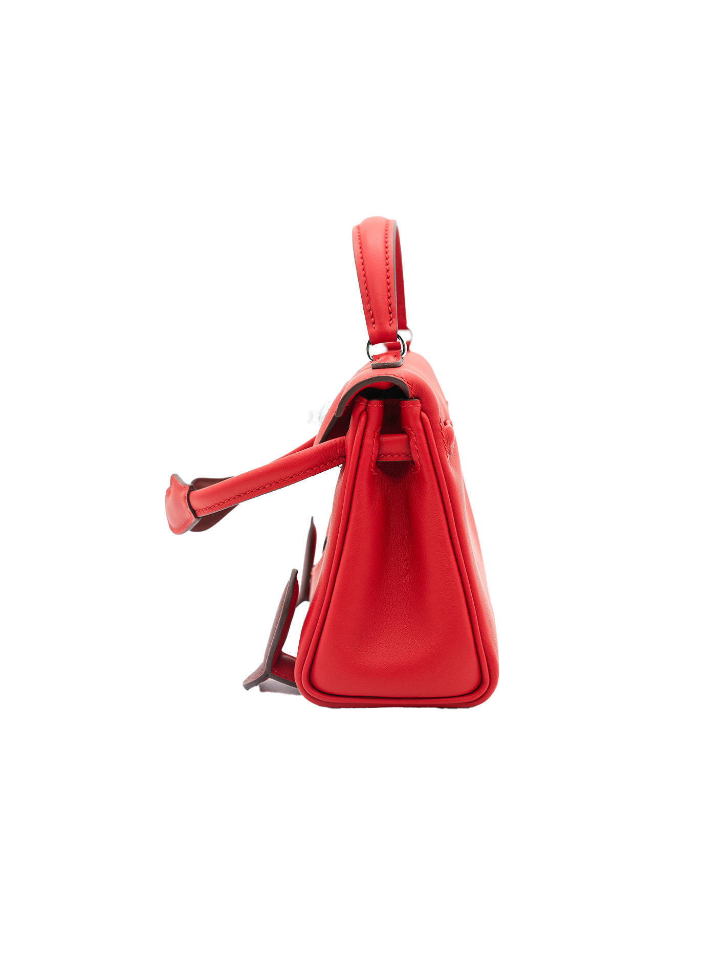 NEW HERMÈS QUELLE IDOLE KELLY DOLL SWIFT ROUGE RADIEUX PHW
