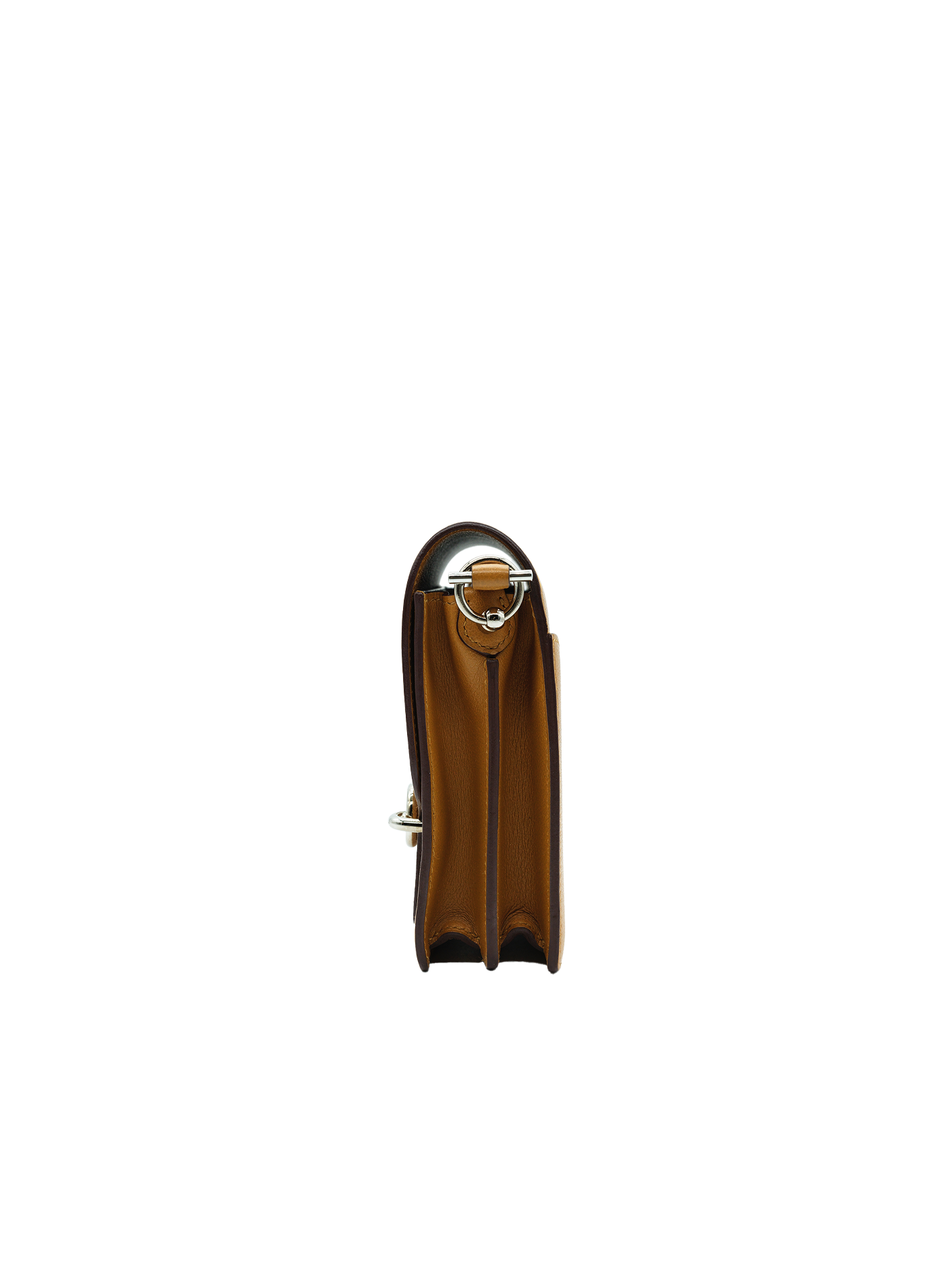 PRE-LOVED HERMÈS MINI ROULIS EVERCOLOR CARAMEL PHW