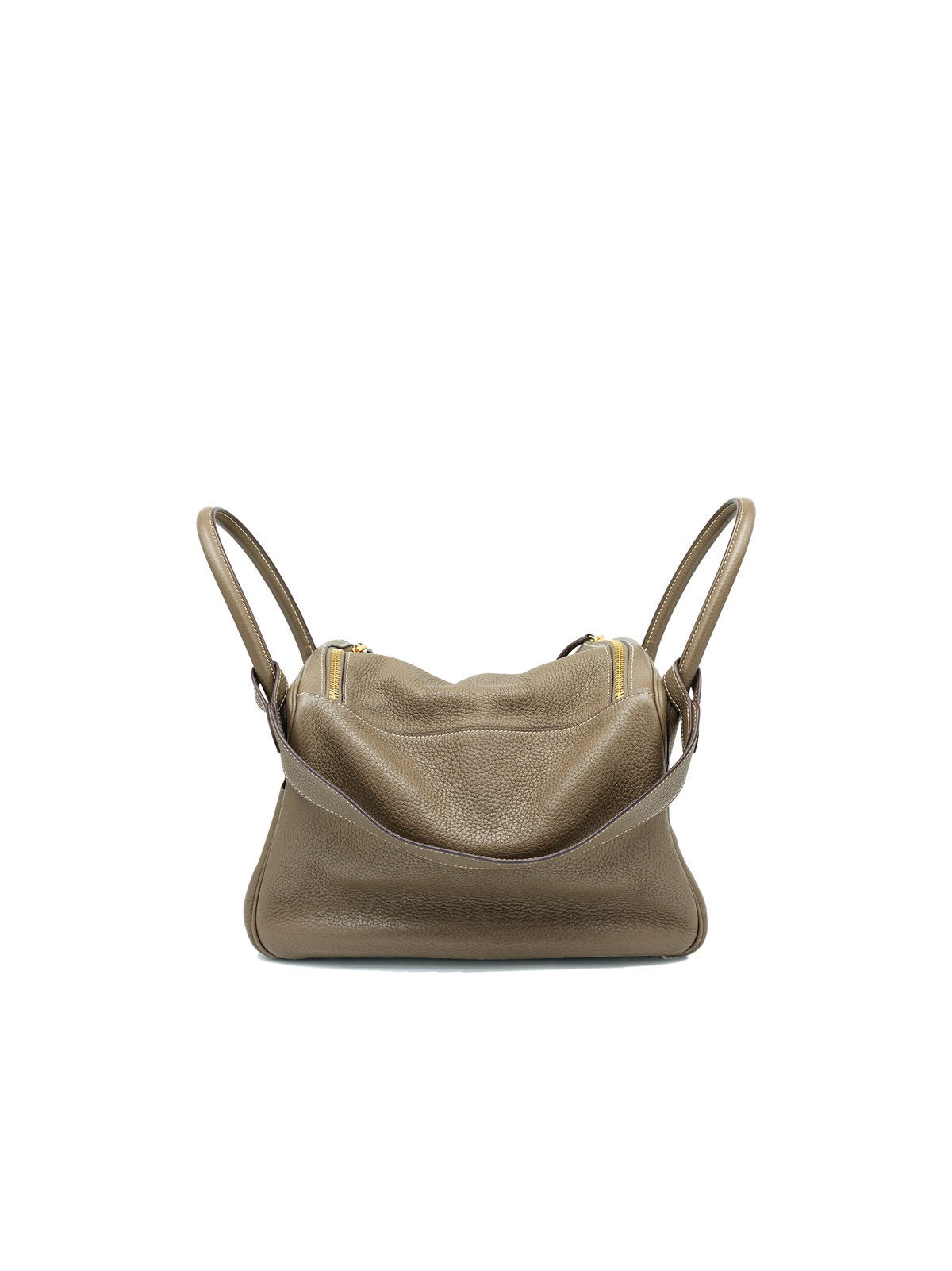 PRE-LOVED HERMÈS LINDY 30 TAURILLON CLEMENCE ETOUPE GHW