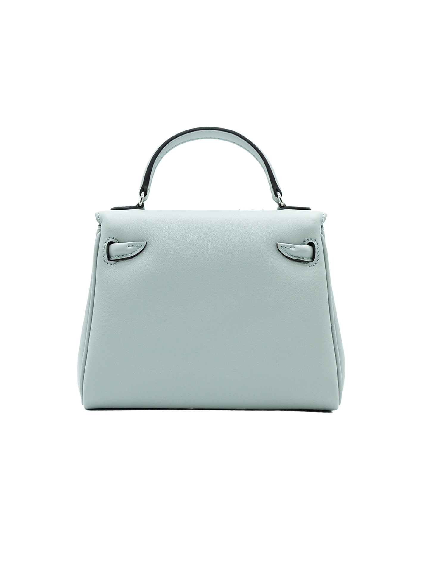 NEW HERMÈS QUELLE IDOLE KELLY DOLL SWIFT BLEU GLACIER/ VERT MAQUIS PHW