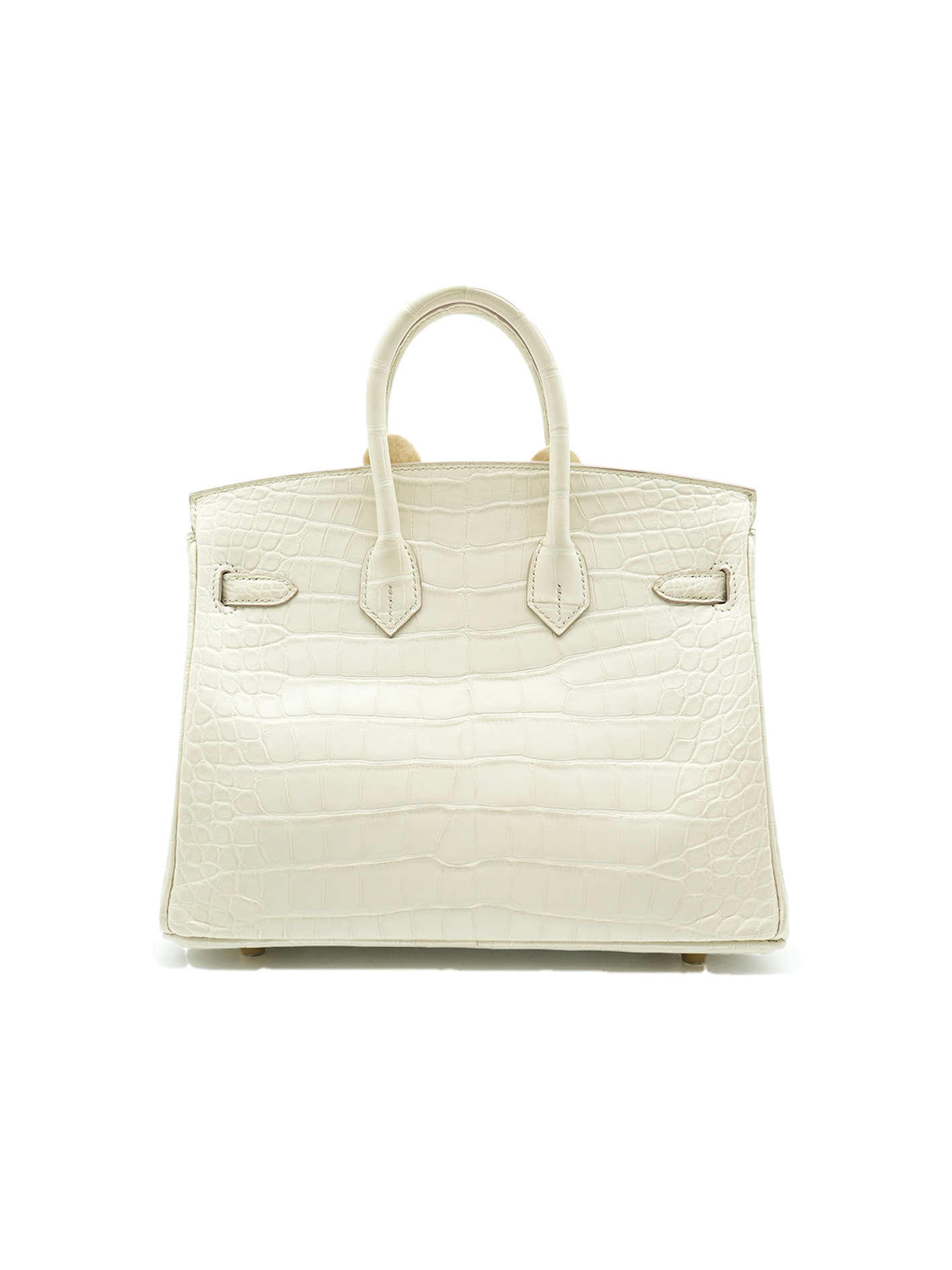 PRE-LOVED HERMÈS BIRKIN 25 ALLIGATOR CROCODILE BETON GOLD HARDWARE