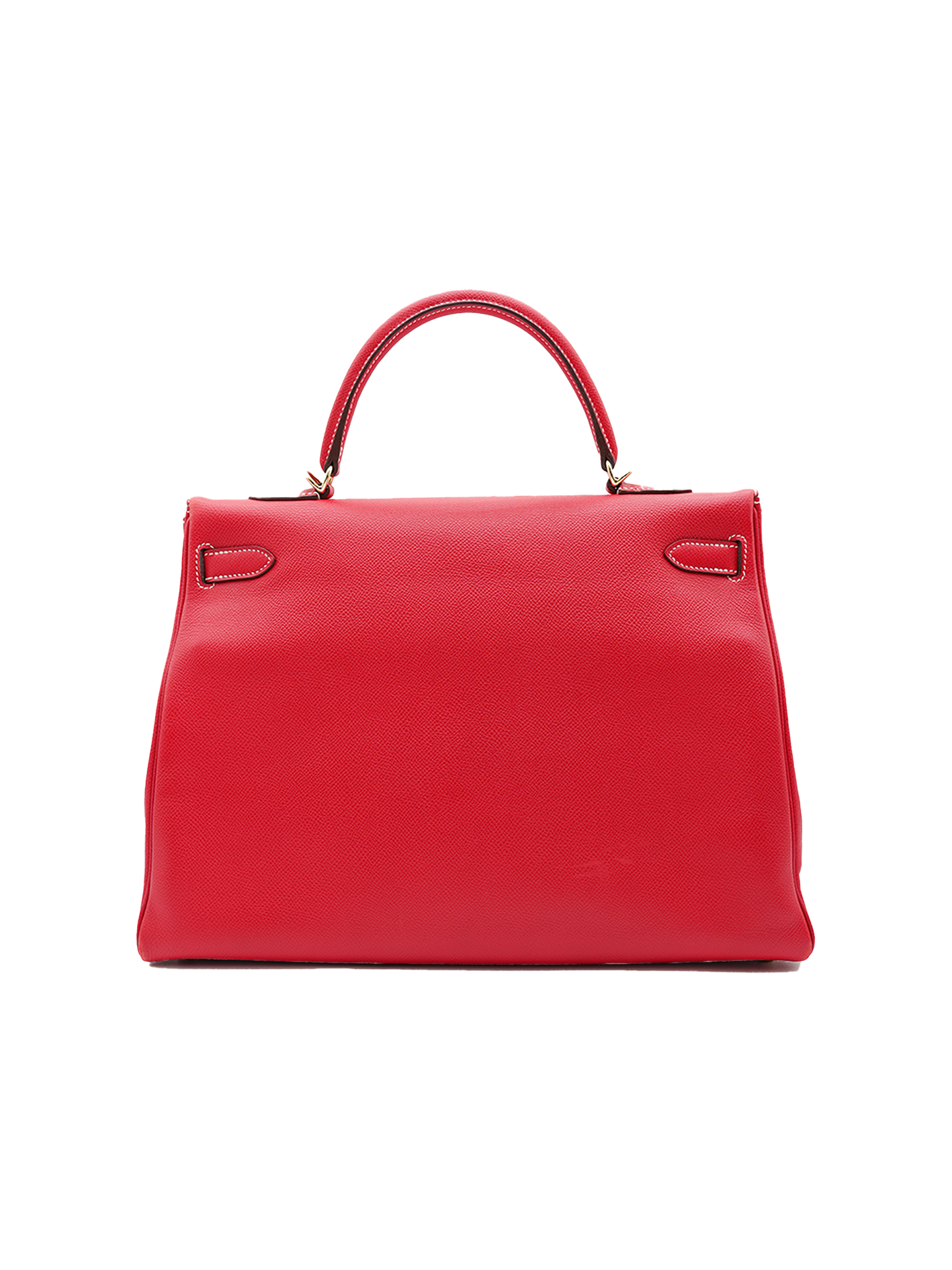 二手爱马仕凯莉包 35 EPSOM ROUGE CASAQUE CGHW