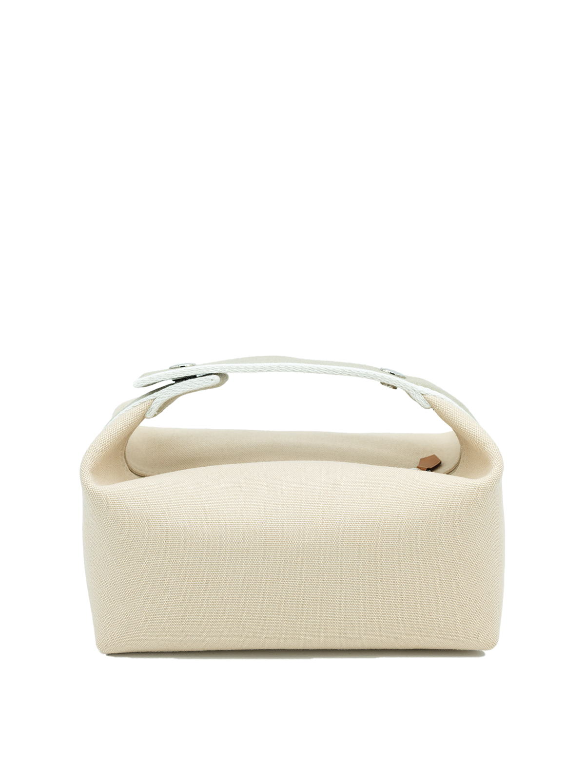 NEW HERMÈS BRIDE-A-BRAC CASE LARGE MODEL TOILE BEIGE PHW