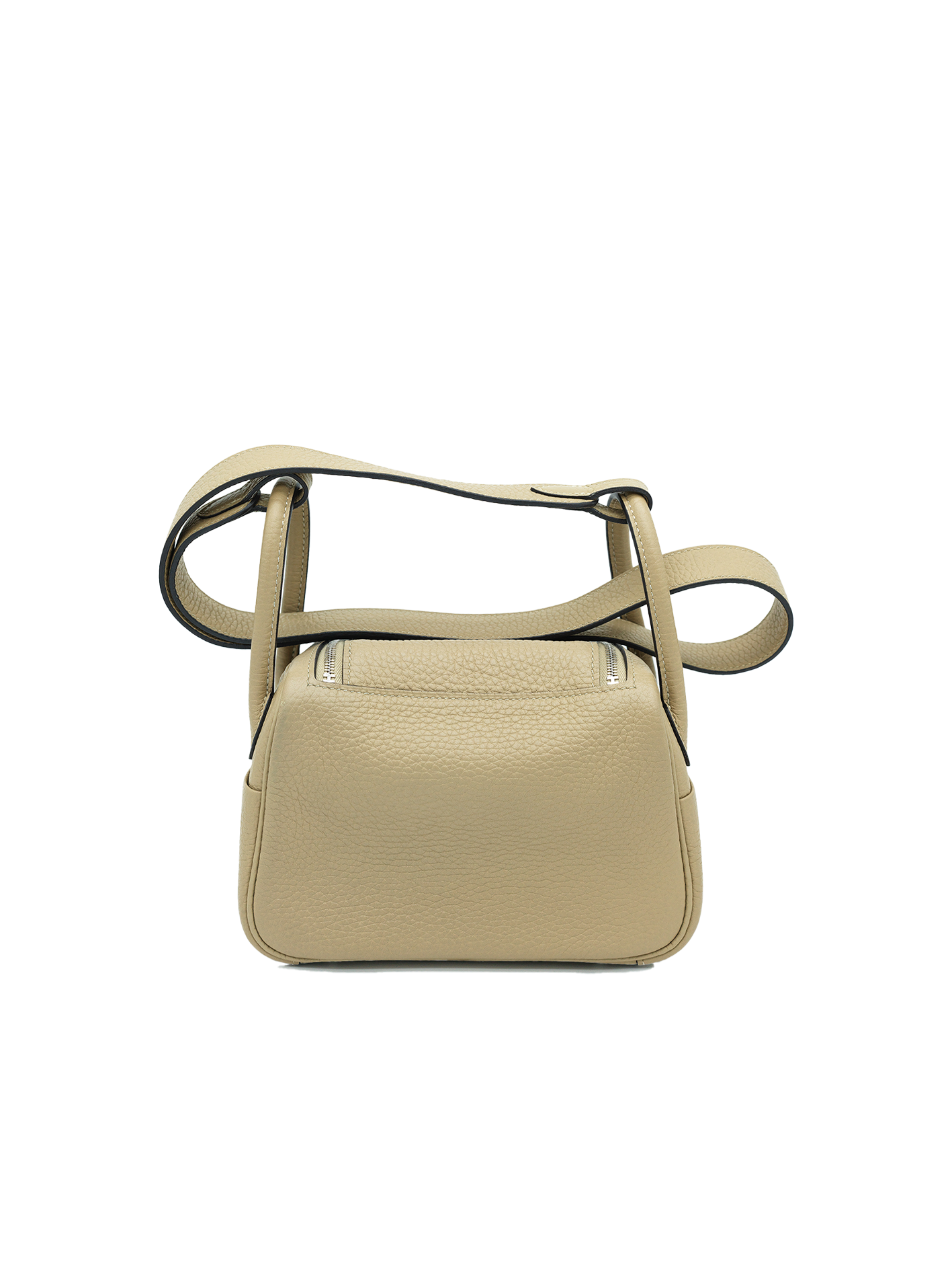 PRE-LOVED HERMÈS MINI LINDY TAURILLON CLEMENCE TRENCH PHW