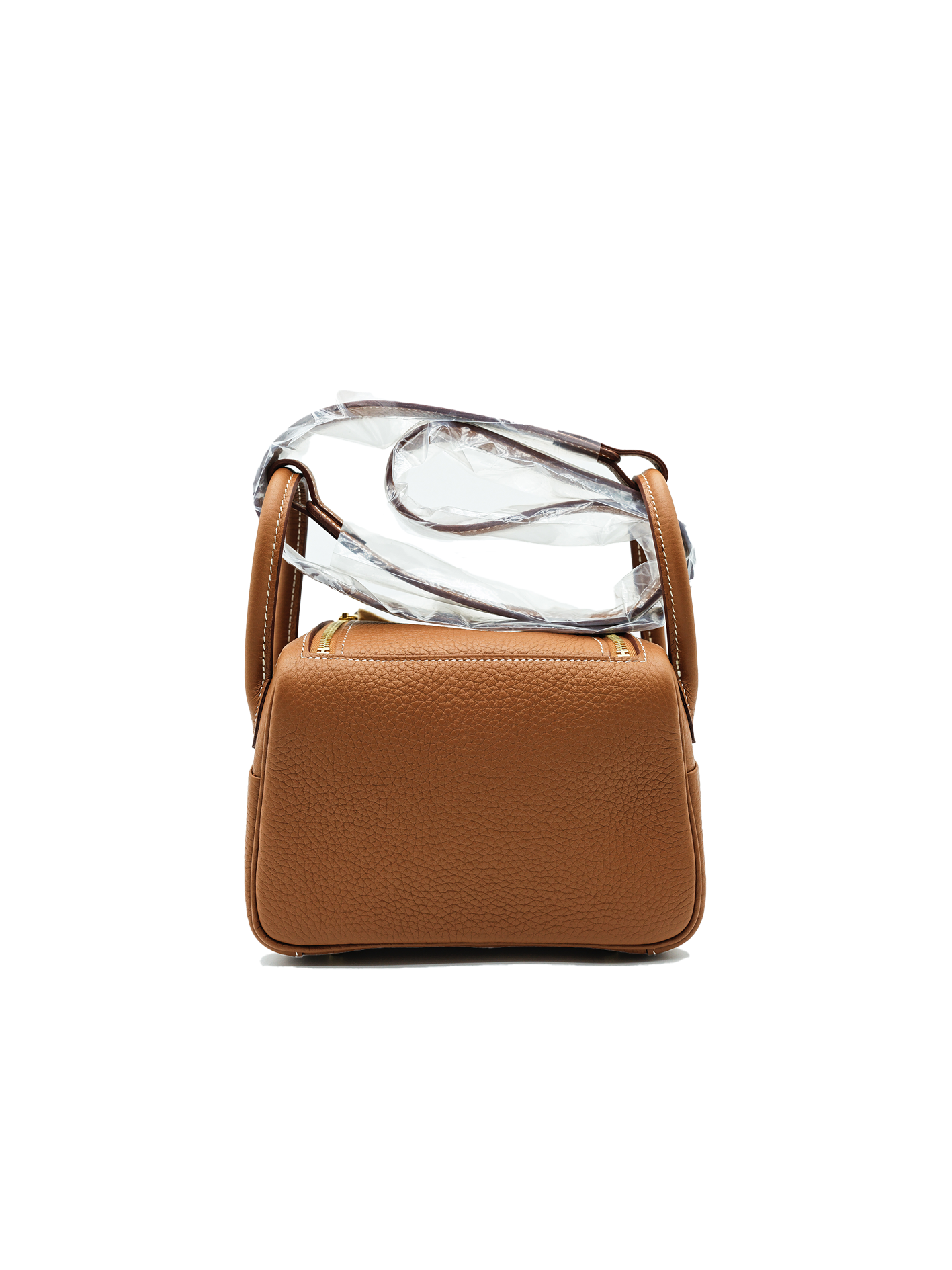 NEW HERMÈS MINI LINDY TAURILLON CLEMENCE GOLD GHW