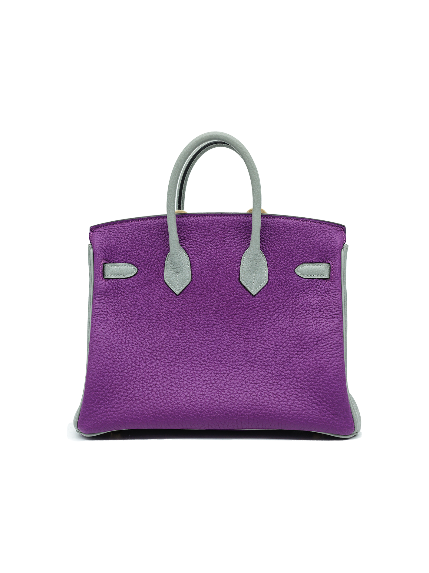 NEW HERMÈS BIRKIN 25 TOGO PARME/ GRIS MOUETTE BGHW