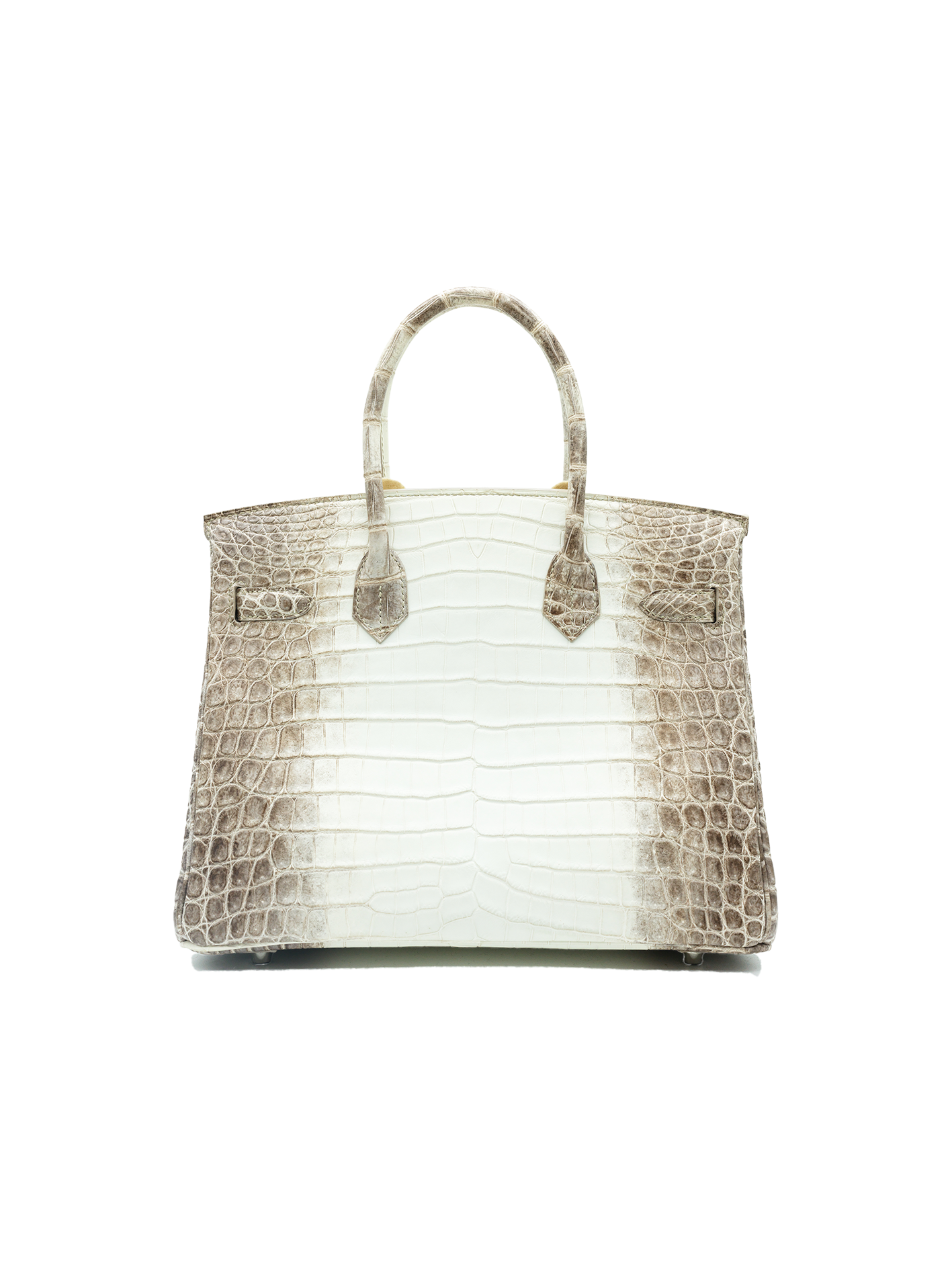 NEW HERMÈS BIRKIN 30 HIMALAYA MATTE NILOTICUS CROCODILE BLANC PHW