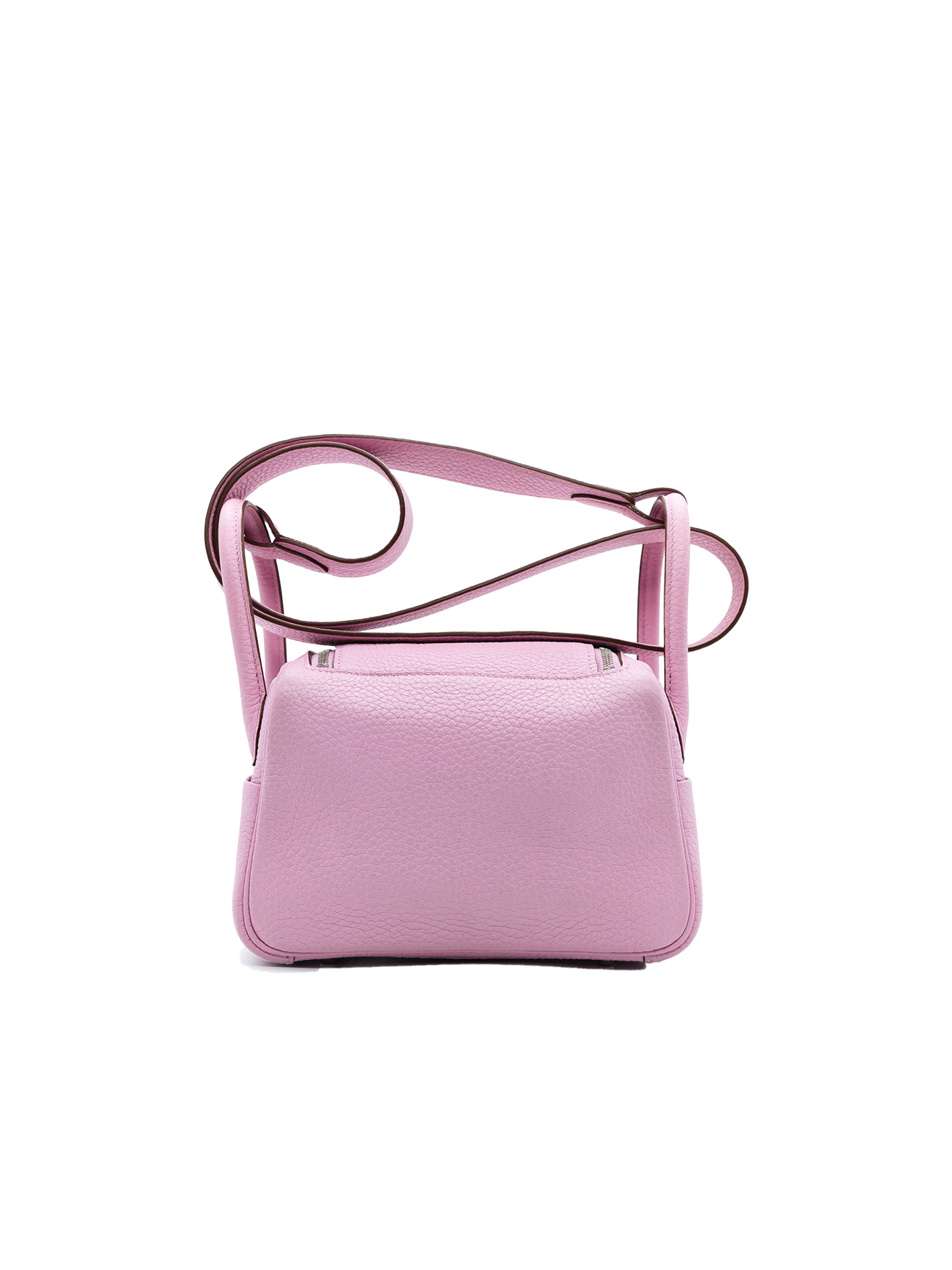 PRE-LOVED HERMÈS MINI LINDY TAURILLON CLEMENCE MAUVE SYLVESTRE PHW
