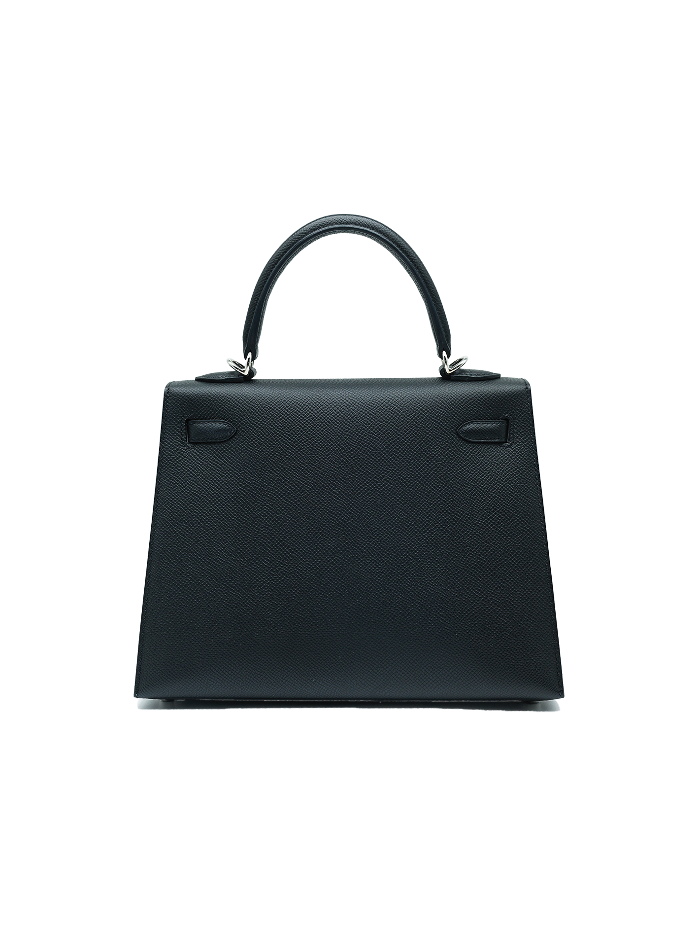PRE-LOVED HERMÈS KELLY 25 EPSOM BLACK PHW