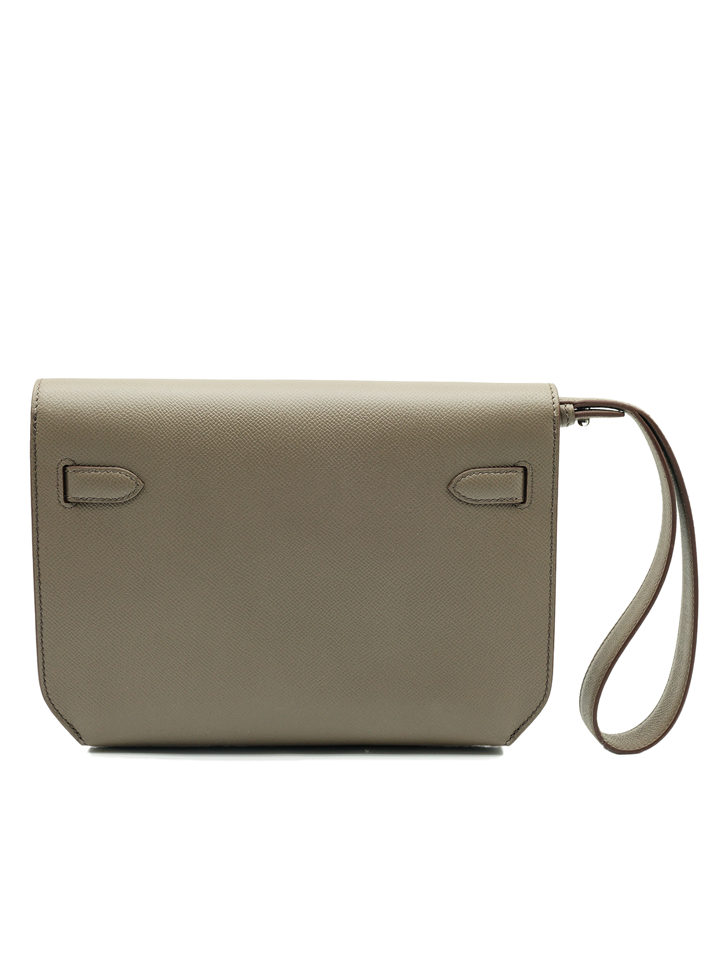 NEW HERMÈS KELLY DÉPÊCHES 25 EPSOM GRIS ETAIN PHW