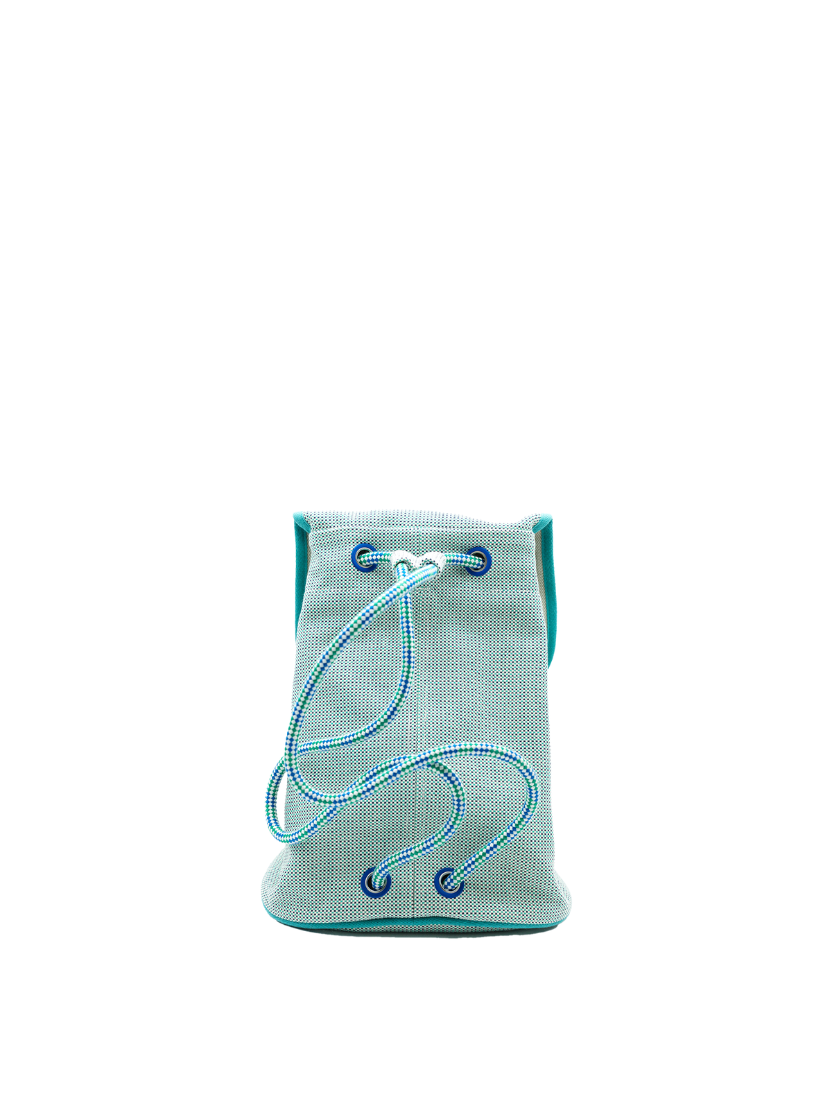 NEW HERMÈS BACKPACK LES CABANES BACKPACK TOILE MARINE/ MENTHE PHW