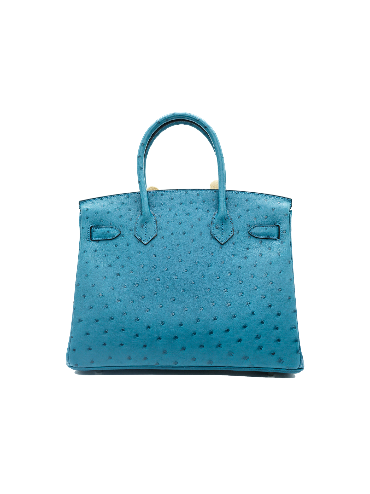 NEW HERMÈS BIRKIN 30 OSTRICH MYKONOS PHW