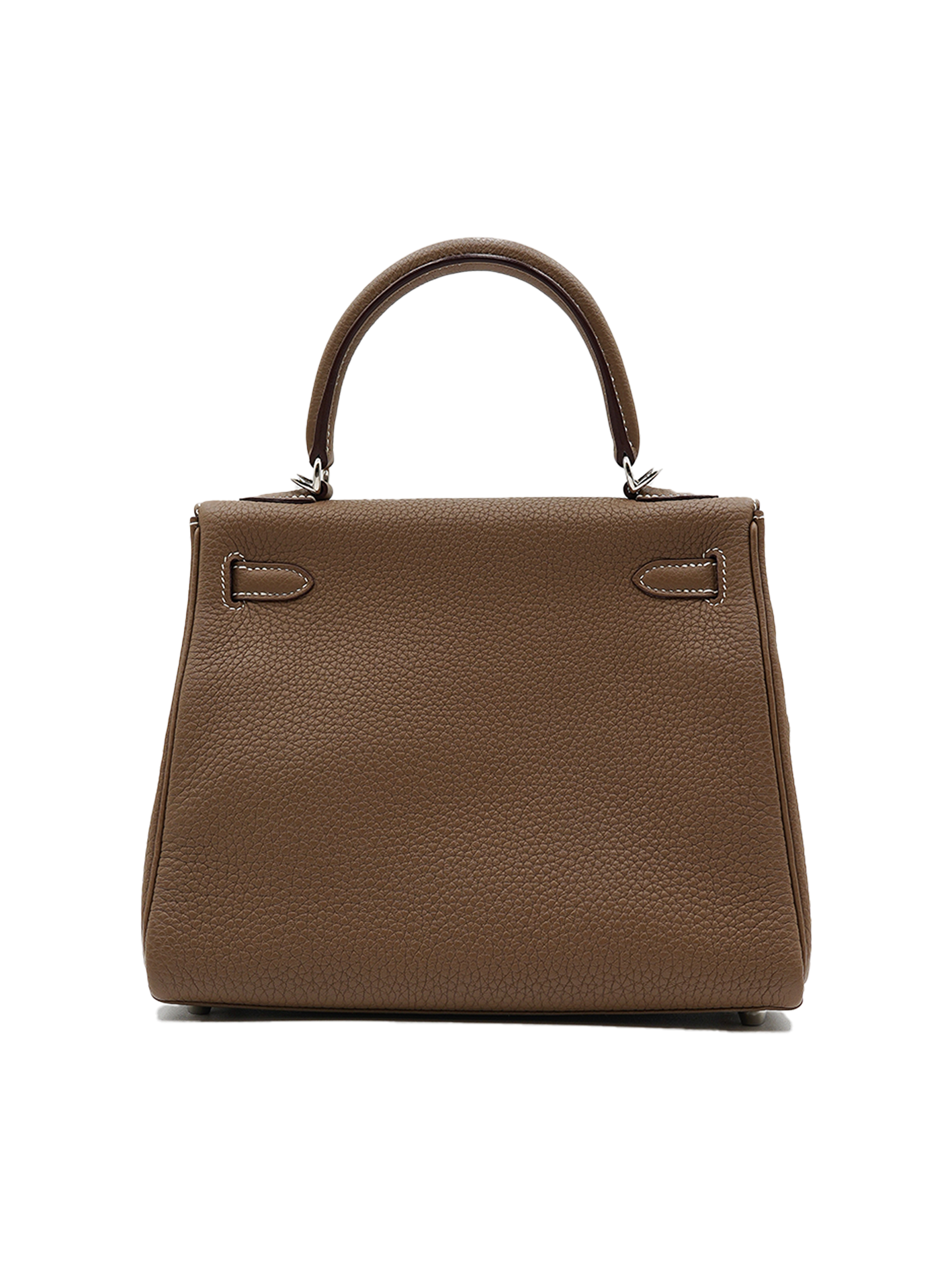 USED HERMES KELLY 25 TOGO ETOUPE PHW