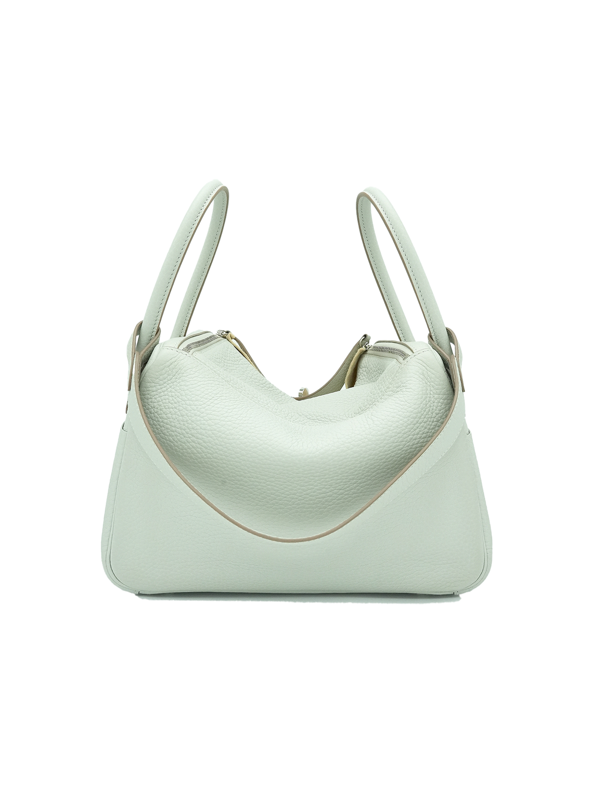 PRE-LOVED HERMÈS LINDY 26 TAURILLON CLEMENCE GRIS PERLE PHW