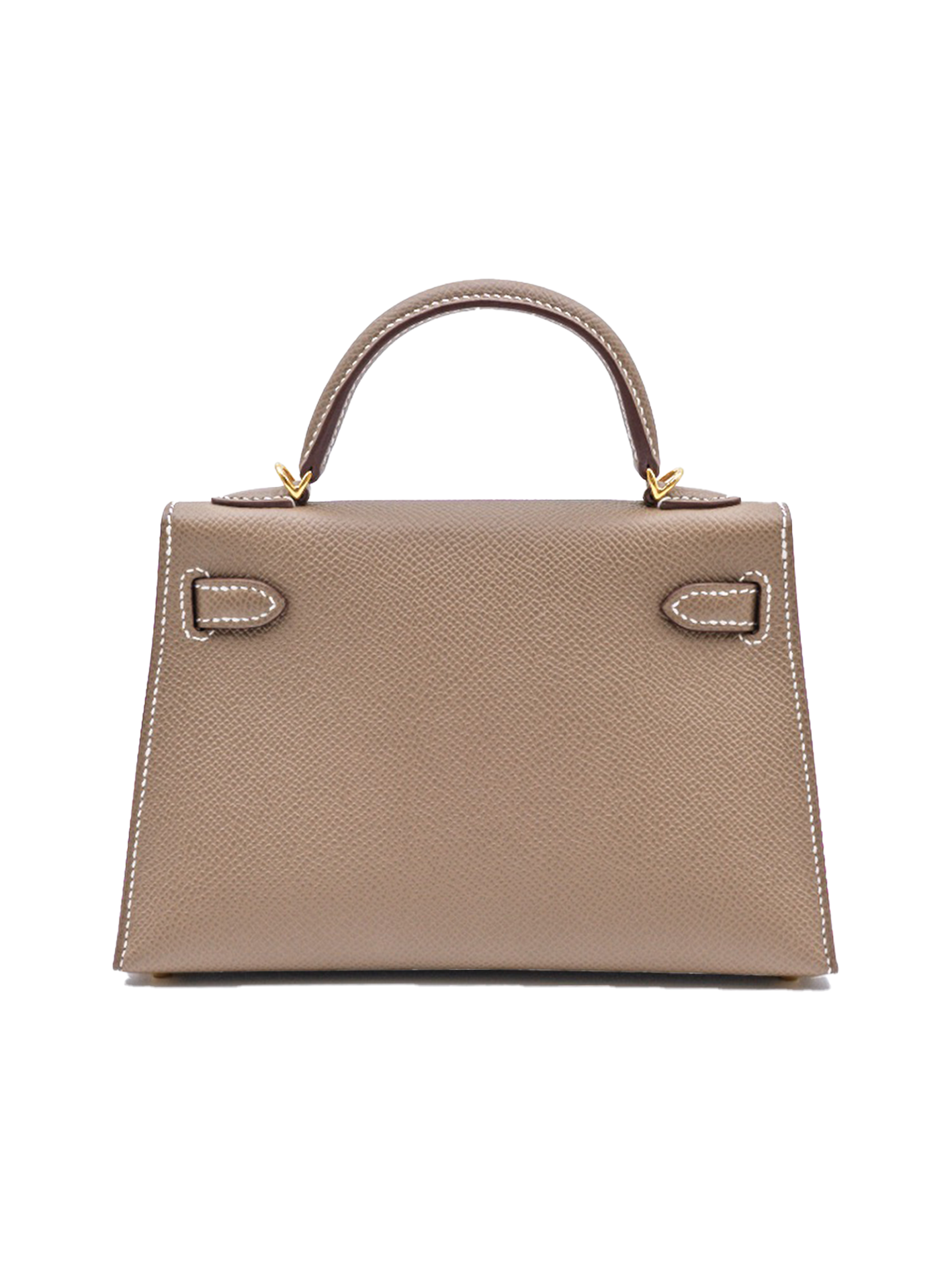 全新 HERMES MINI KELLY II EPSOM ETOUPE GHW
