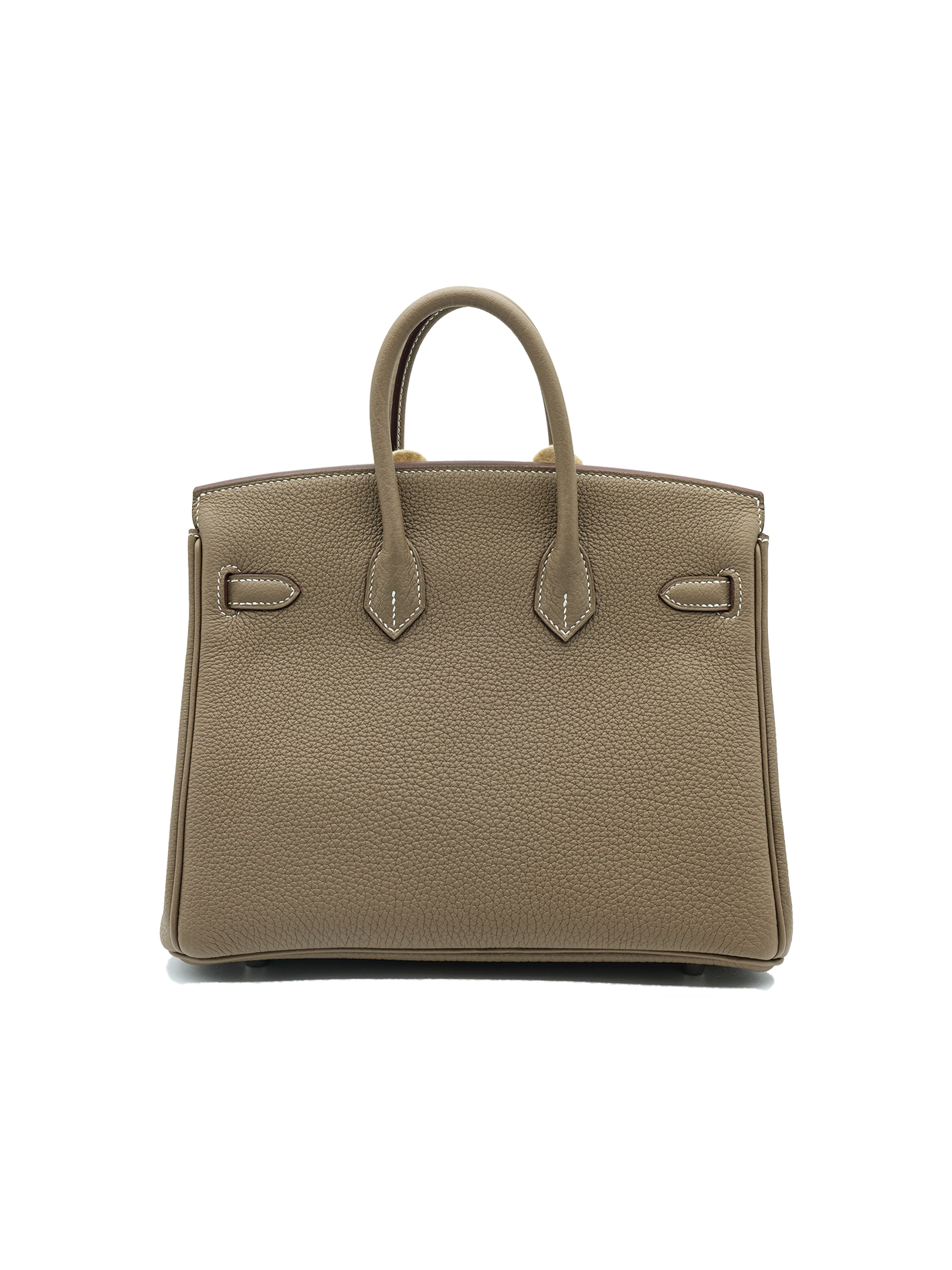 全新爱马仕 BIRKIN 25 TOGO ETOUPE PHW