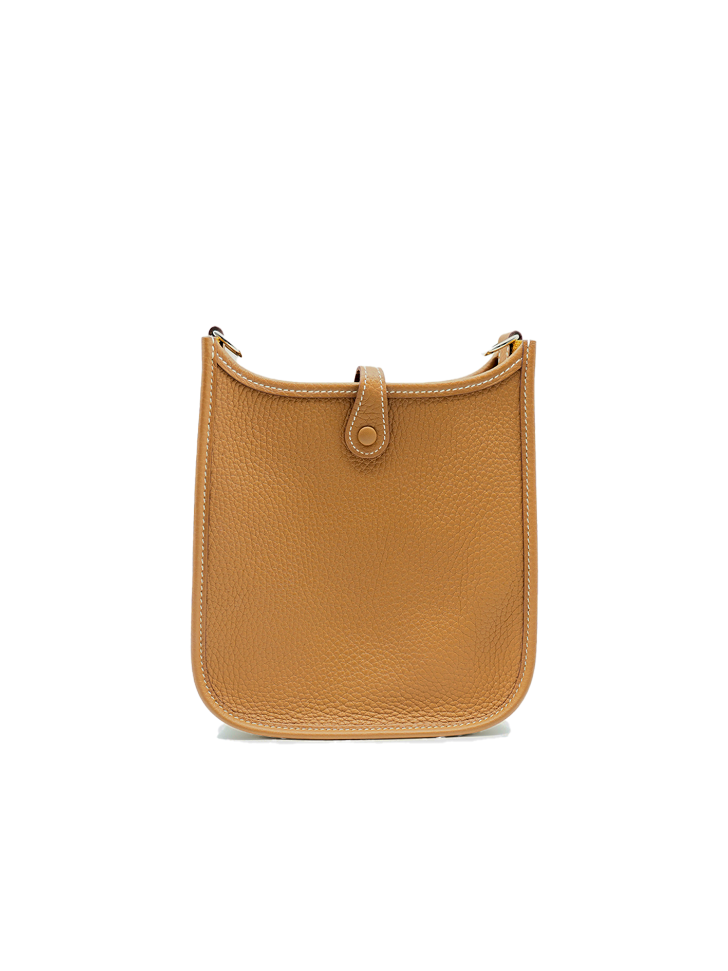 NEW HERMÈS MINI EVELYNE TAURILLON CLEMENCE GOLD GHW