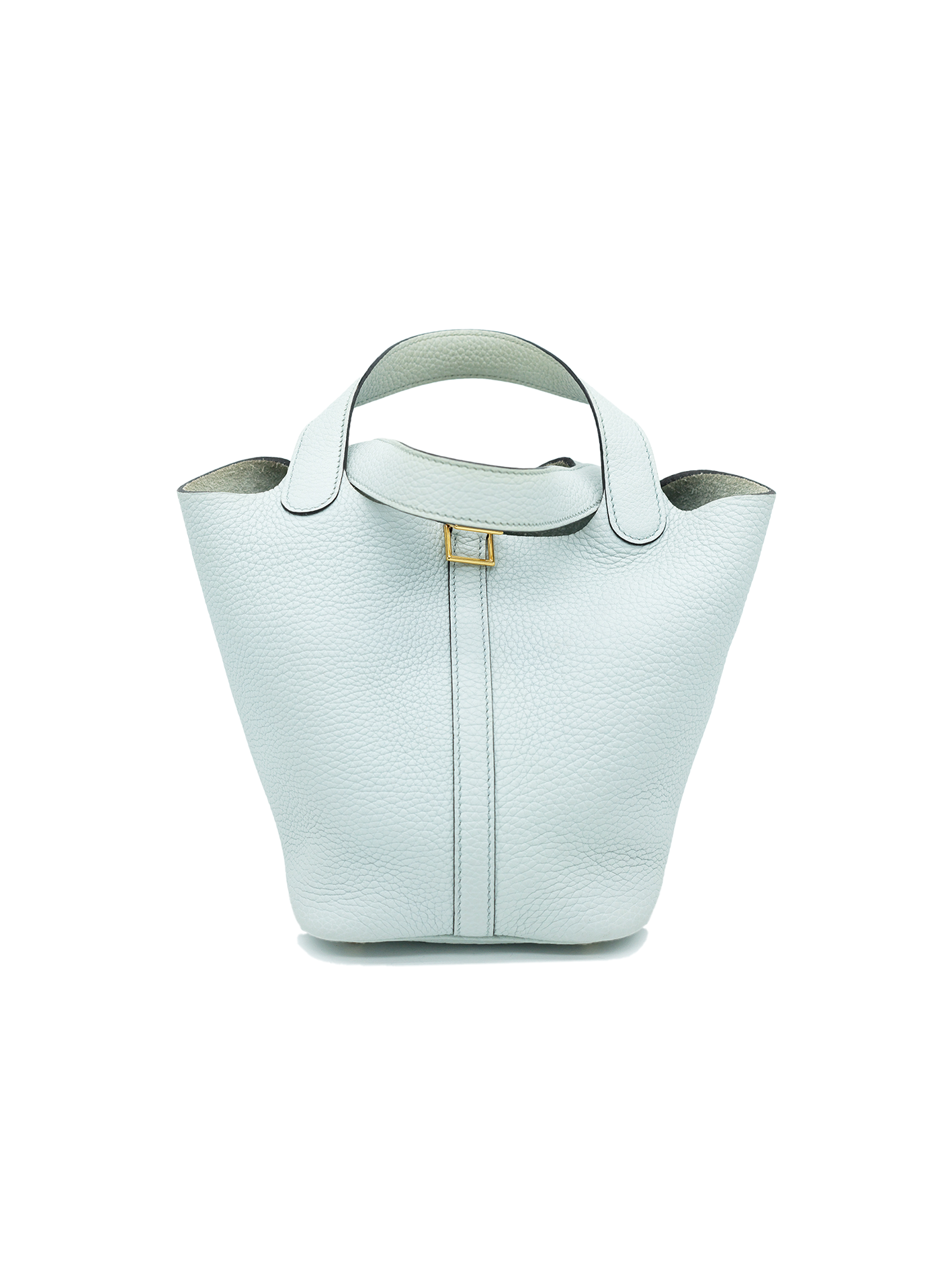 PRE-LOVED HERMÈS PICOTIN 18 TAURILLON CLEMENCE BLUE PALE GHW