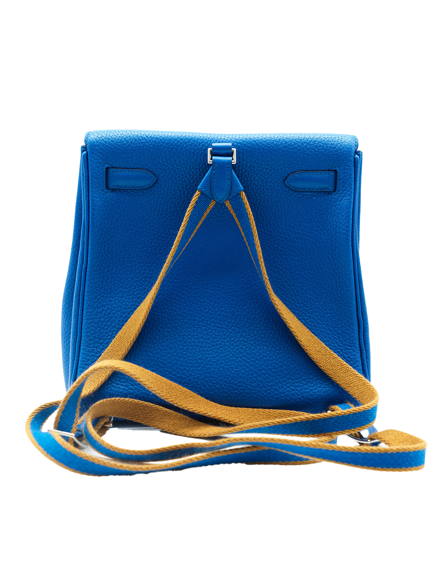 PRE-LOVED HERMÈS KELLY ADO TAURILLON CLEMENCE BLUE FRIDA PHW