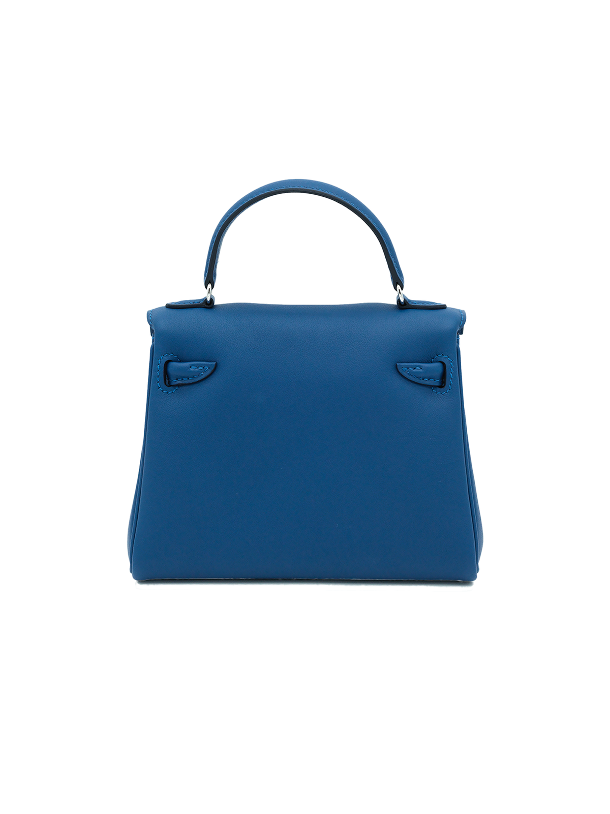 NEW HERMÈS QUELLE IDOLE KELLY DOLL SWIFT BLEU TIE/ CABAN PHW