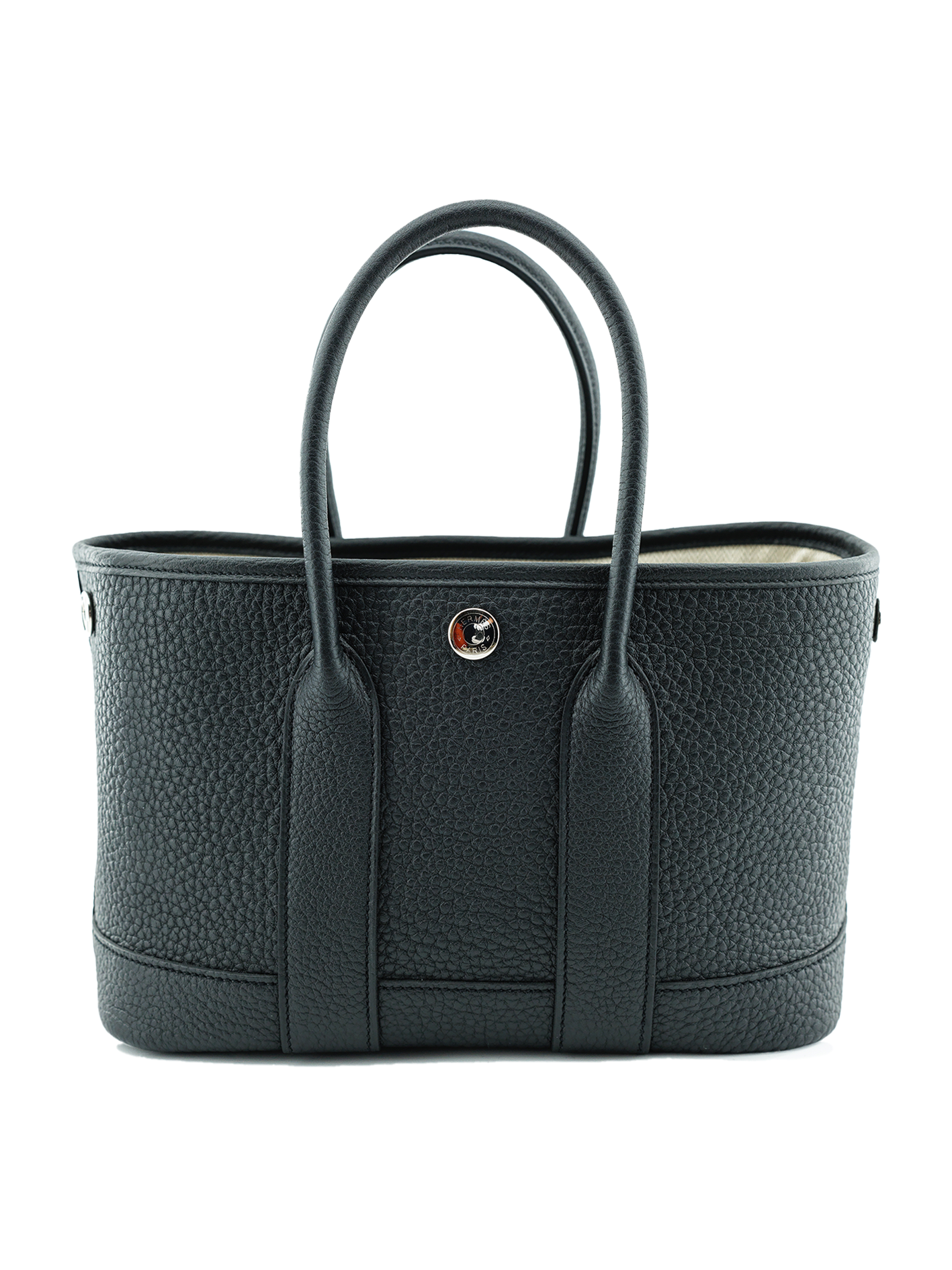 全新 HERMES 迷你花园派对 NEGONDA 黑色 PHW