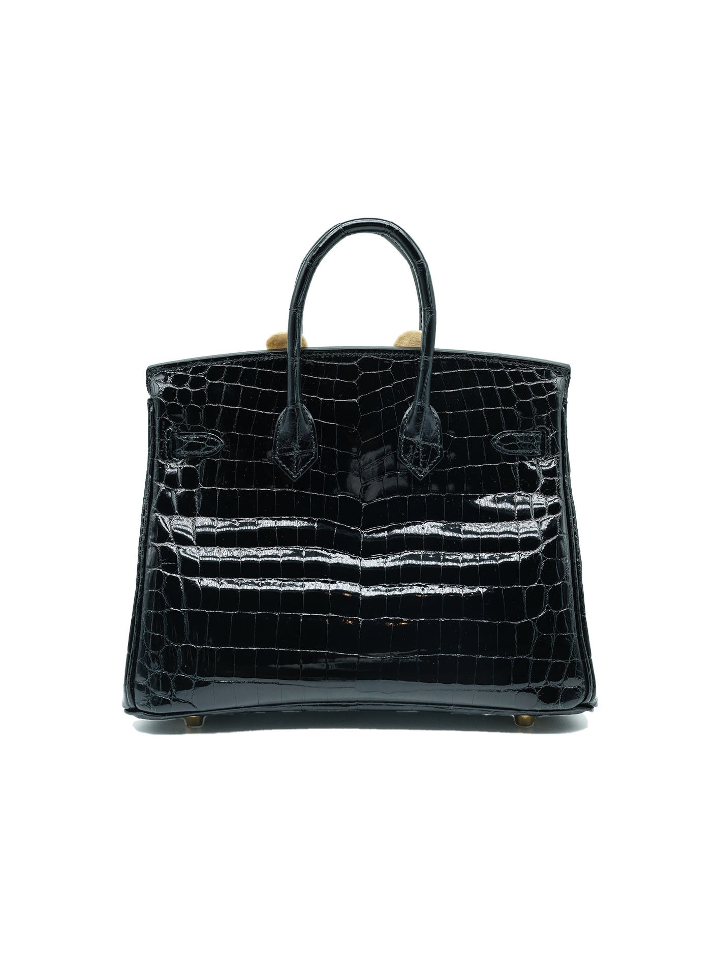 PRE-LOVED HERMÈS BIRKIN 25 NILOTICUS CROCODILE BLACK GHW