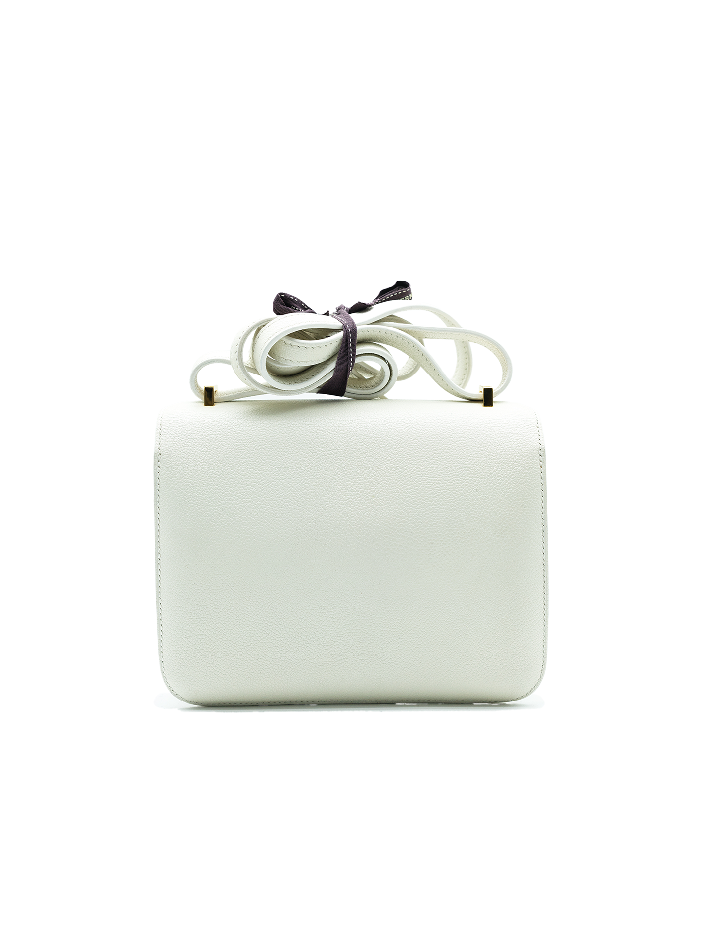 PRE-LOVED HERMÈS CONSTANCE 19 EVERCOLOR BLANC GHW