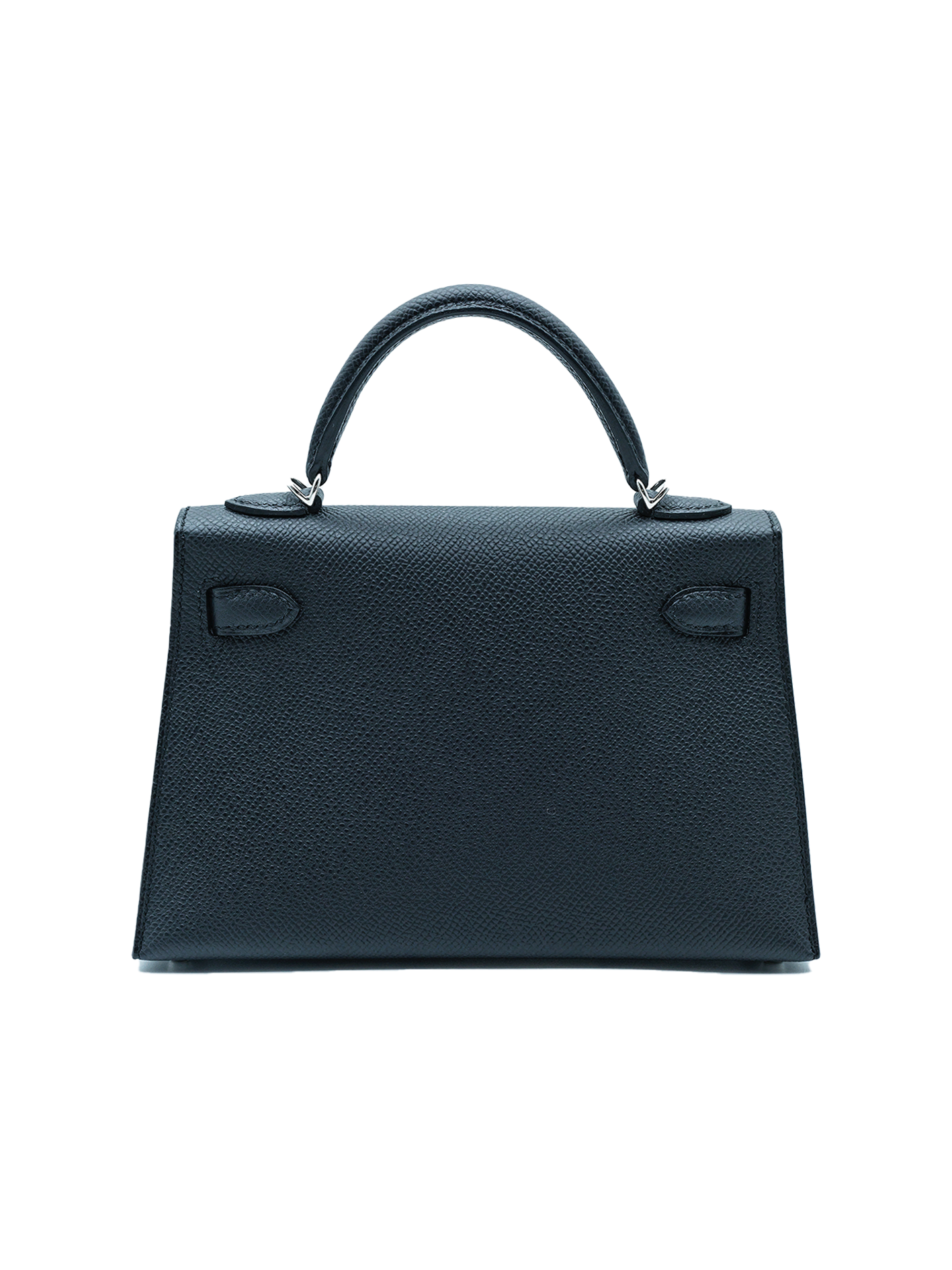 PRE-LOVED HERMÈS MINI KELLY II EPSOM BLACK PHW