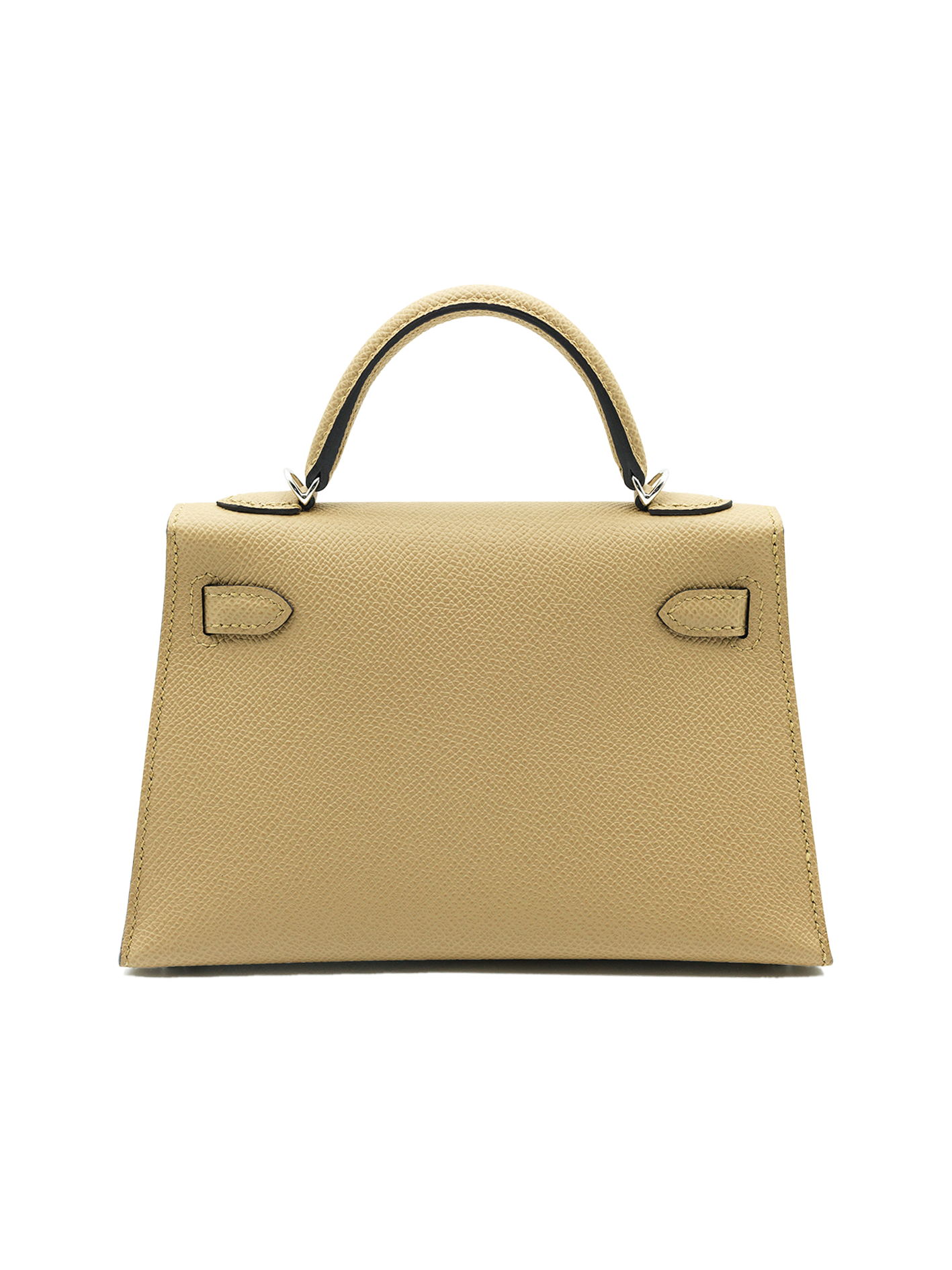 NEW HERMÈS MINI KELLY II EPSOM POUSSIERE PHW