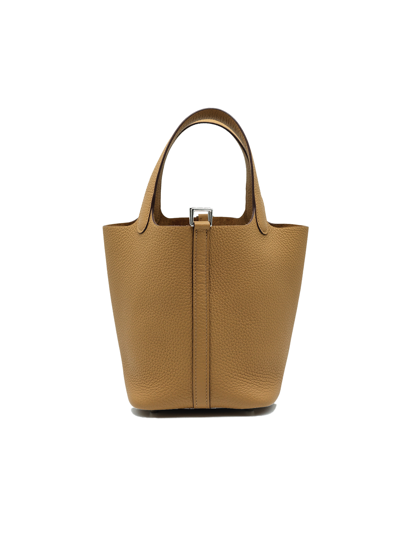 NEW HERMÈS PICOTIN 18 TAURILLON CLEMENCE BISCUIT PHW