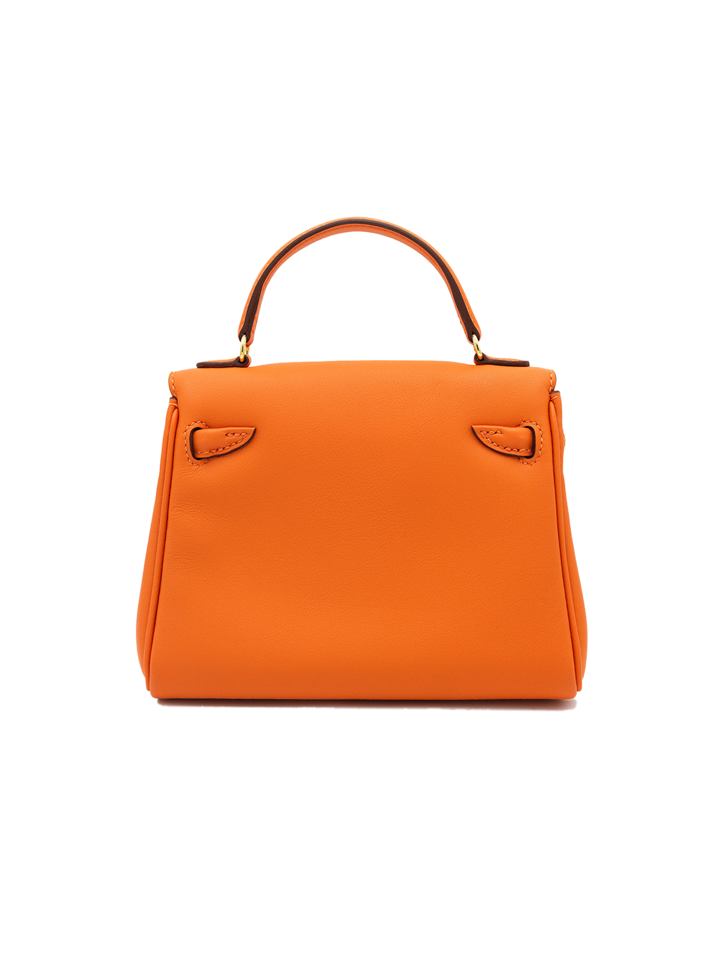 NEW HERMÈS QUELLE IDOLE KELLY DOLL SWIFT ORANGE/ ROSE SAKURA GHW