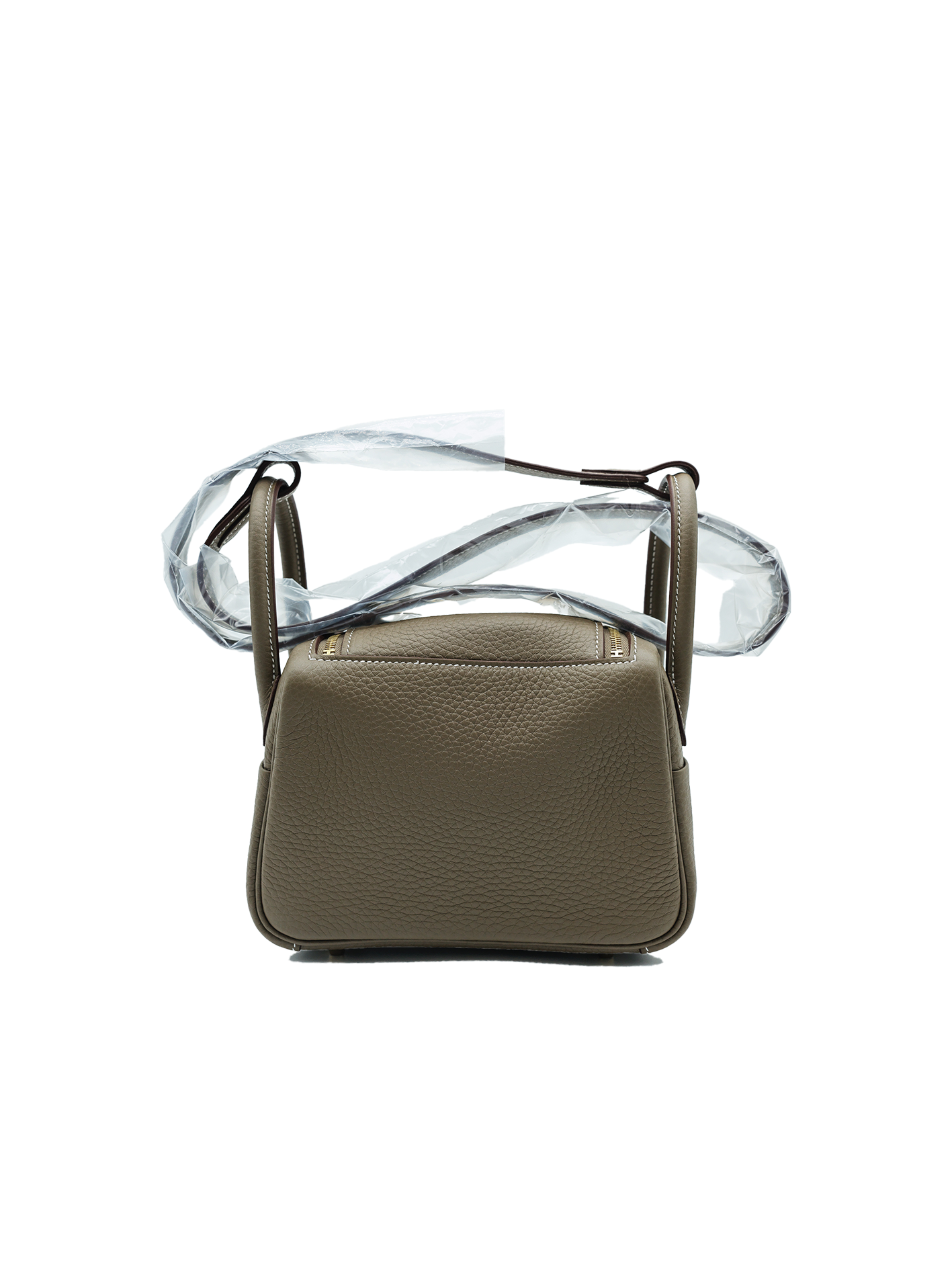 NEW HERMÈS MINI LINDY TAURILLON CLEMENCE ETOUPE GHW