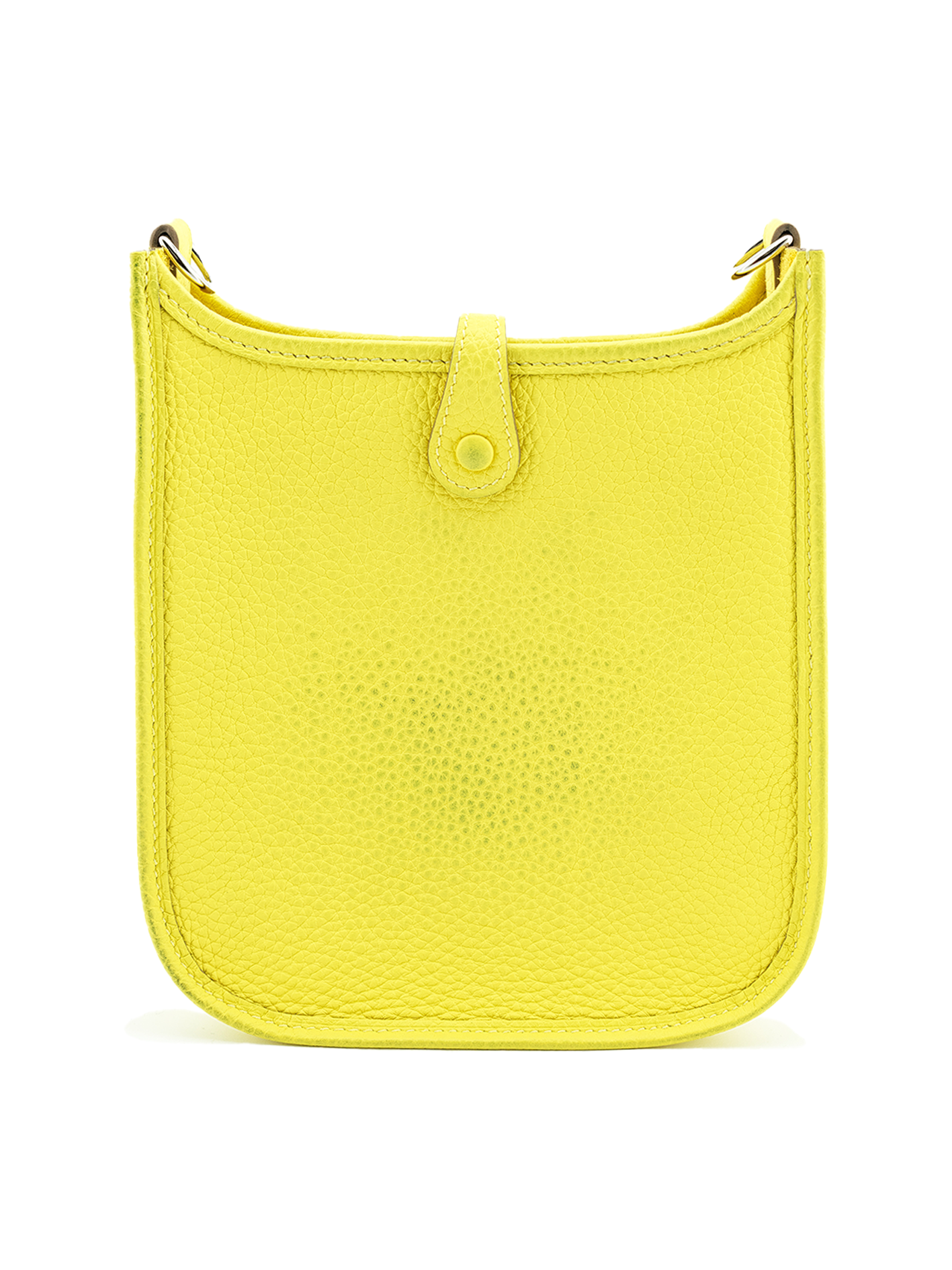 USED HERMES MINI EVELYNE TAURILLON CLEMENCE LIME PHW