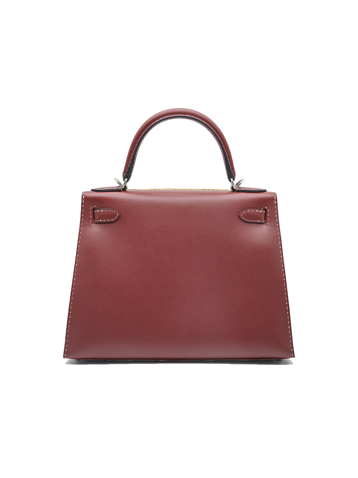PRE-LOVED HERMÈS KELLY 28 VEAU GRAIN MONSIEUR ROUGE H PHW