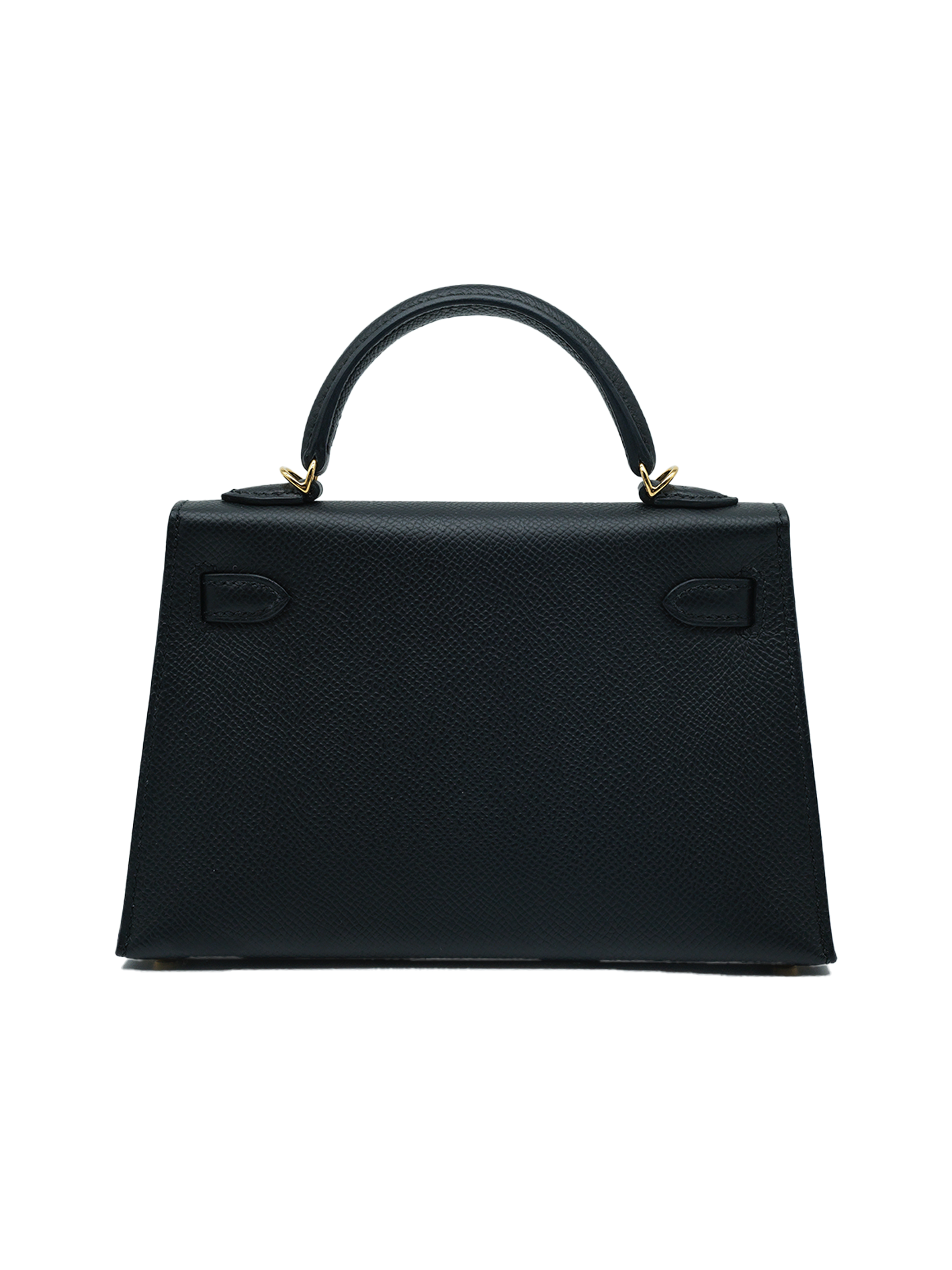 PRE-LOVED HERMÈS MINI KELLY II EPSOM BLACK PHW