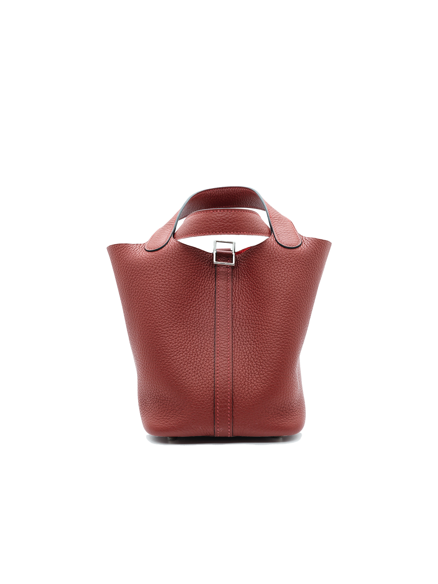 PRE-LOVED HERMÈS PICOTIN 18 TAURILLON CLEMENCE ROUGE H PHW