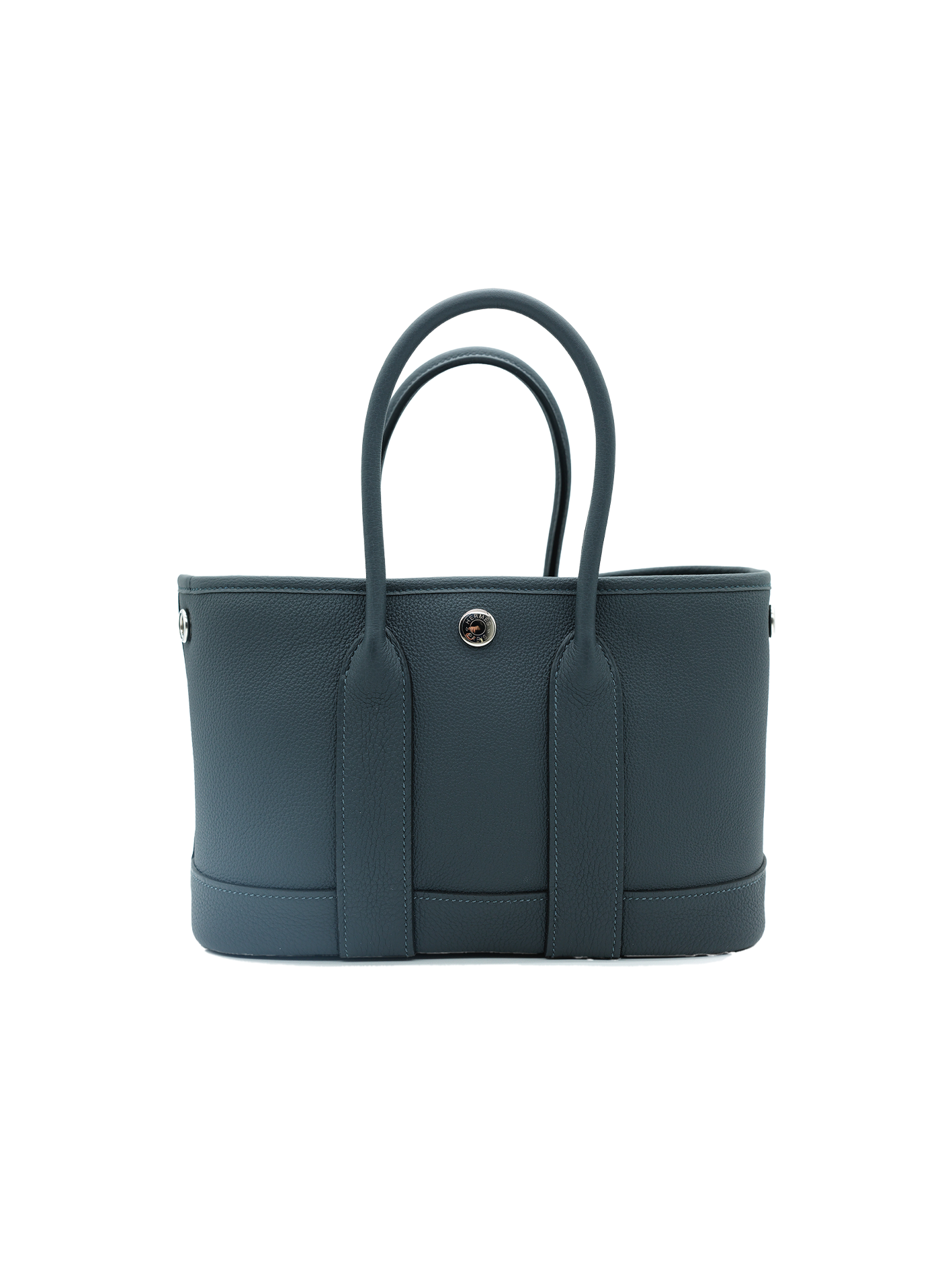 NEW HERMÈS MINI GARDEN PARTY TOGO GRIS MISTY PHW