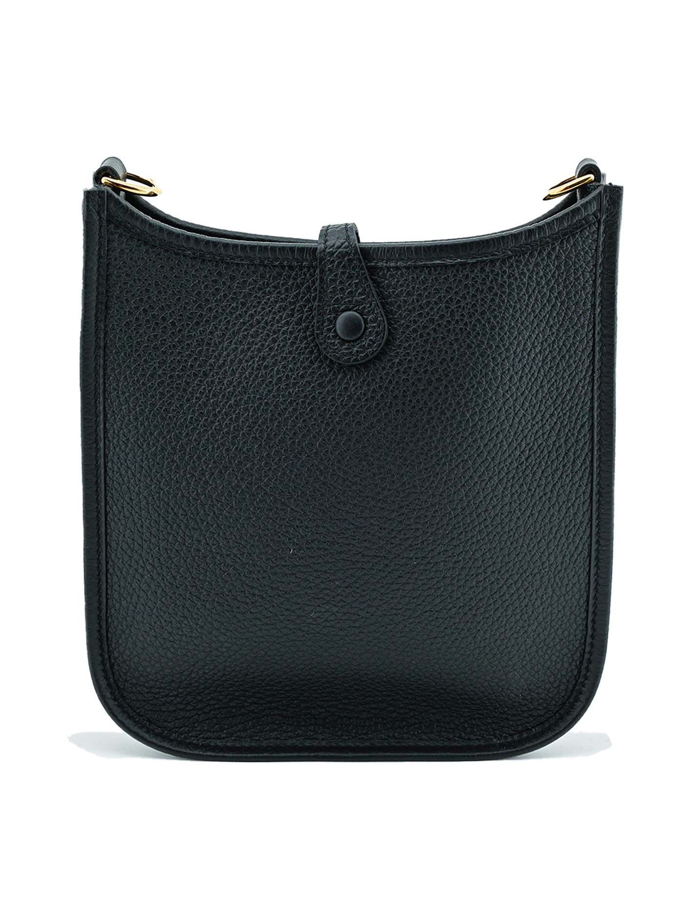 USED HERMES MINI EVELYNE TAURILLON CLEMENCE BLACK GHW
