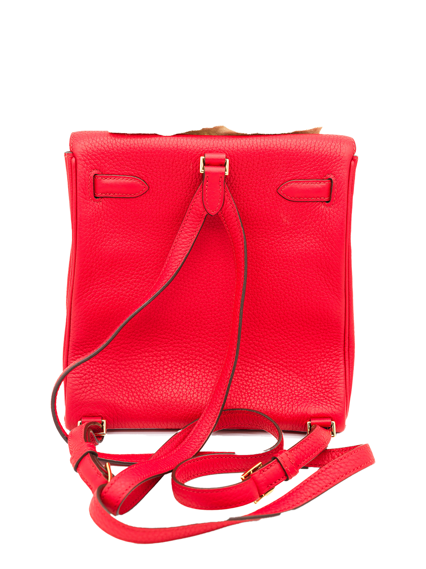 PRE-LOVED HERMÈS KELLY ADO TAURILLON CLEMENCE ROUGE DE COEUR GHW