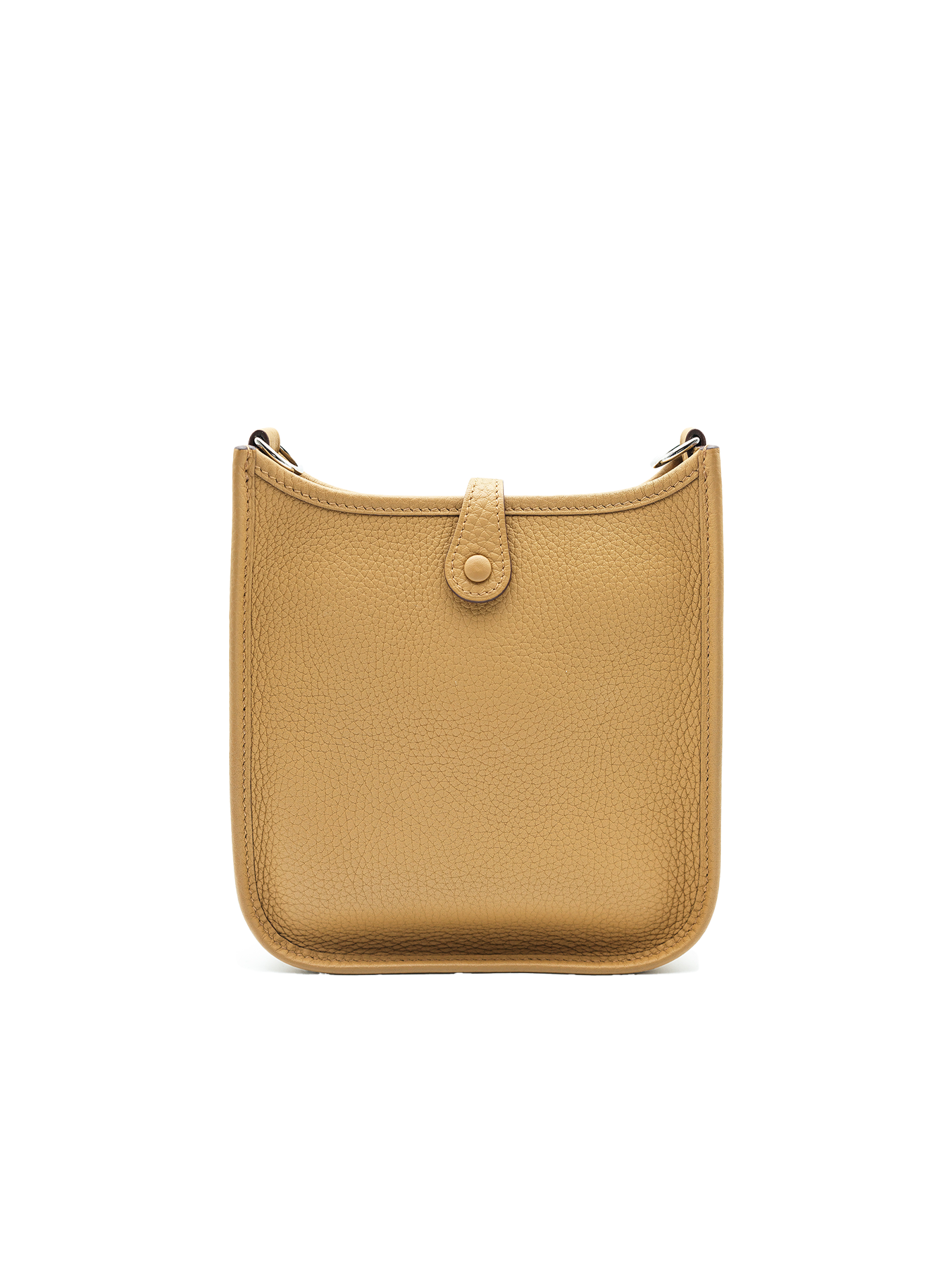 PRE-LOVED HERMÈS MINI EVELYNE TAURILLON CLEMENCE BISCUIT PHW