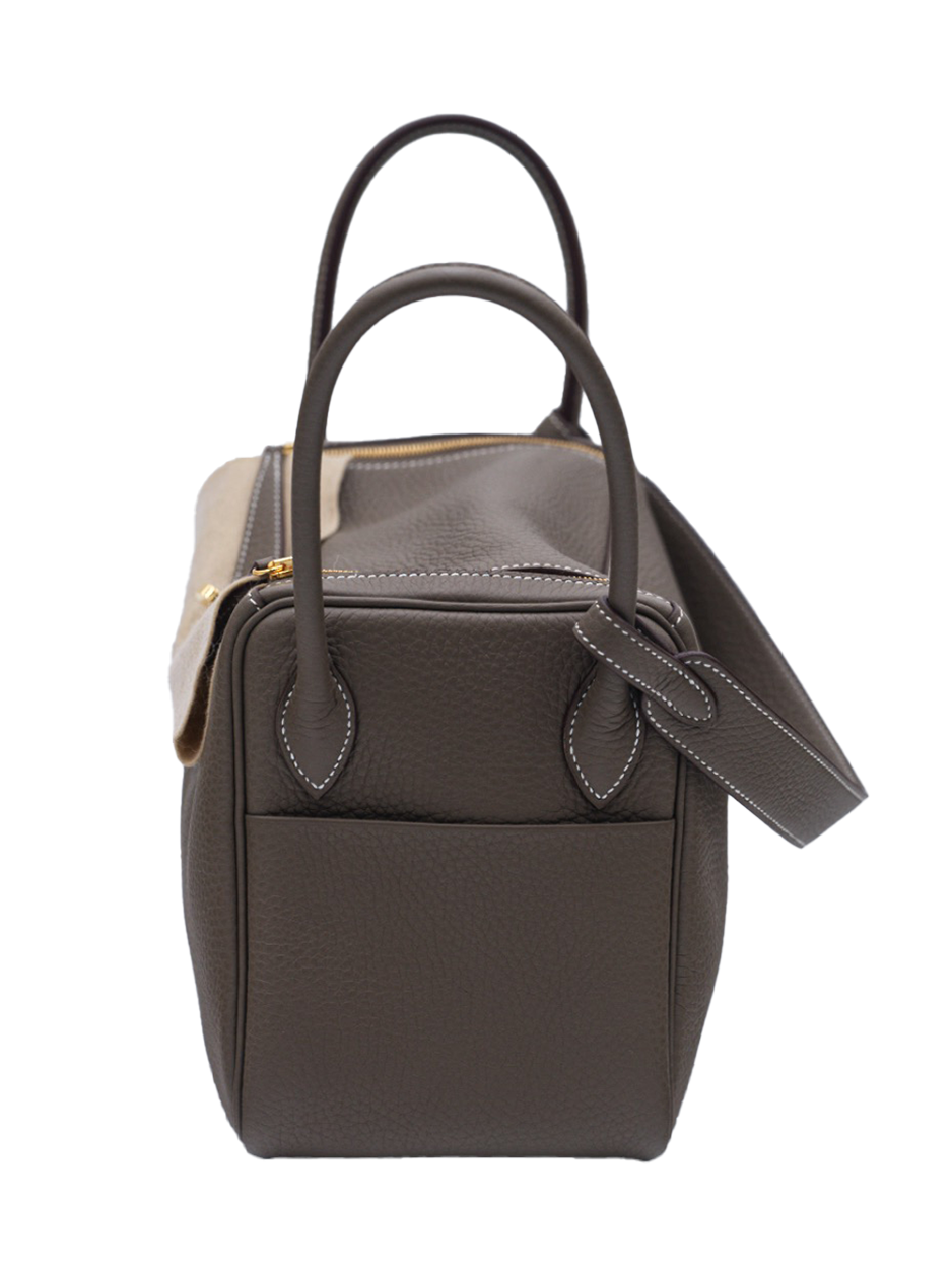 USED HERMES LINDY 26 TAURILLON CLEMENCE ETOUPE GHW