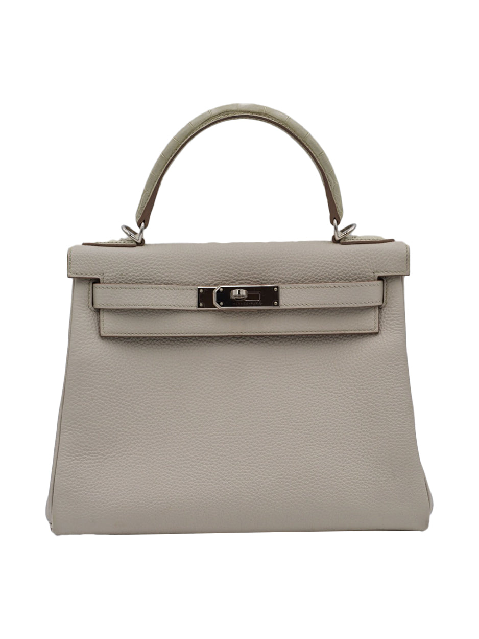 PRE-LOVED HERMES KELLY 28 TOUCH BETON PHW