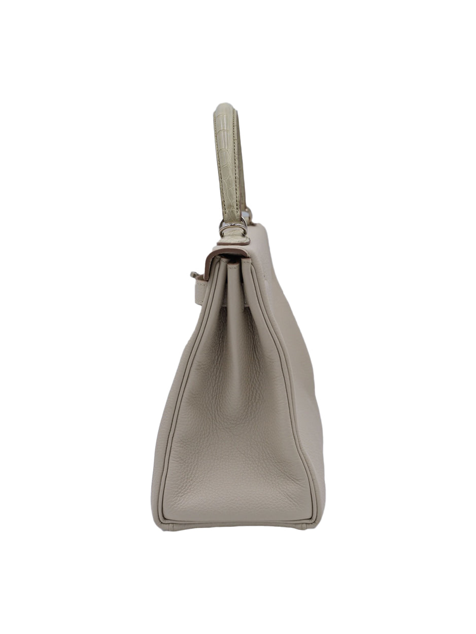 PRE-LOVED HERMES KELLY 28 TOUCH BETON PHW