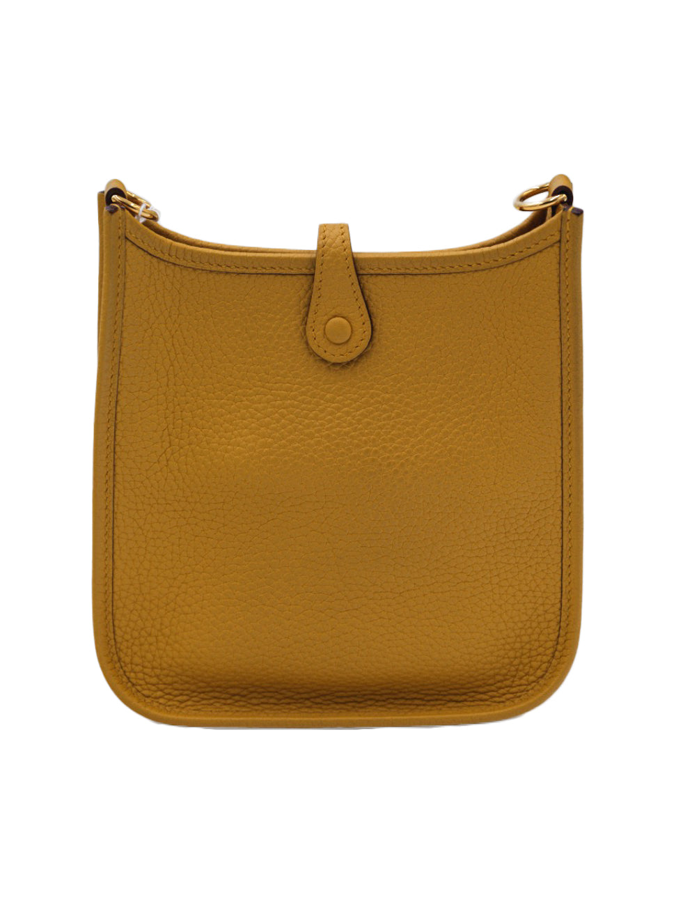 USED HERMES MINI EVELYNE TAURILLON CLEMENCE JAUNE AMBRE GHW