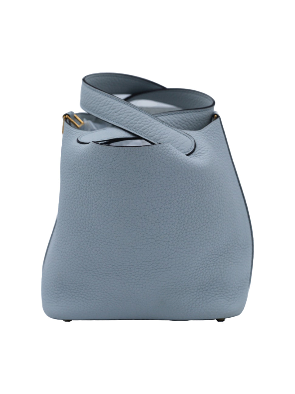 USED HERMES PICOTIN 18 TAURILLON CLEMENCE BLUE PALE GHW