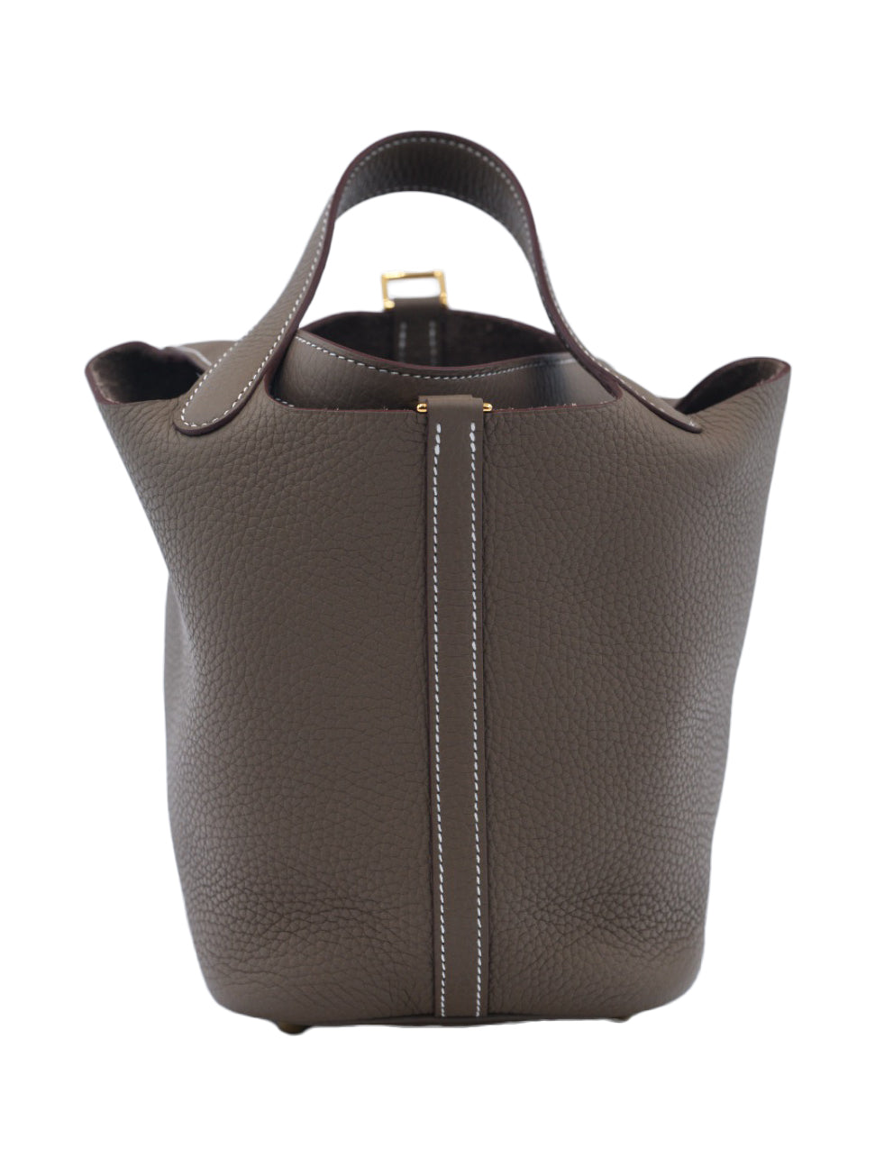 二手 HERMES PICOTIN 18 TAURILLON CLEMENCE ETOUPE GHW