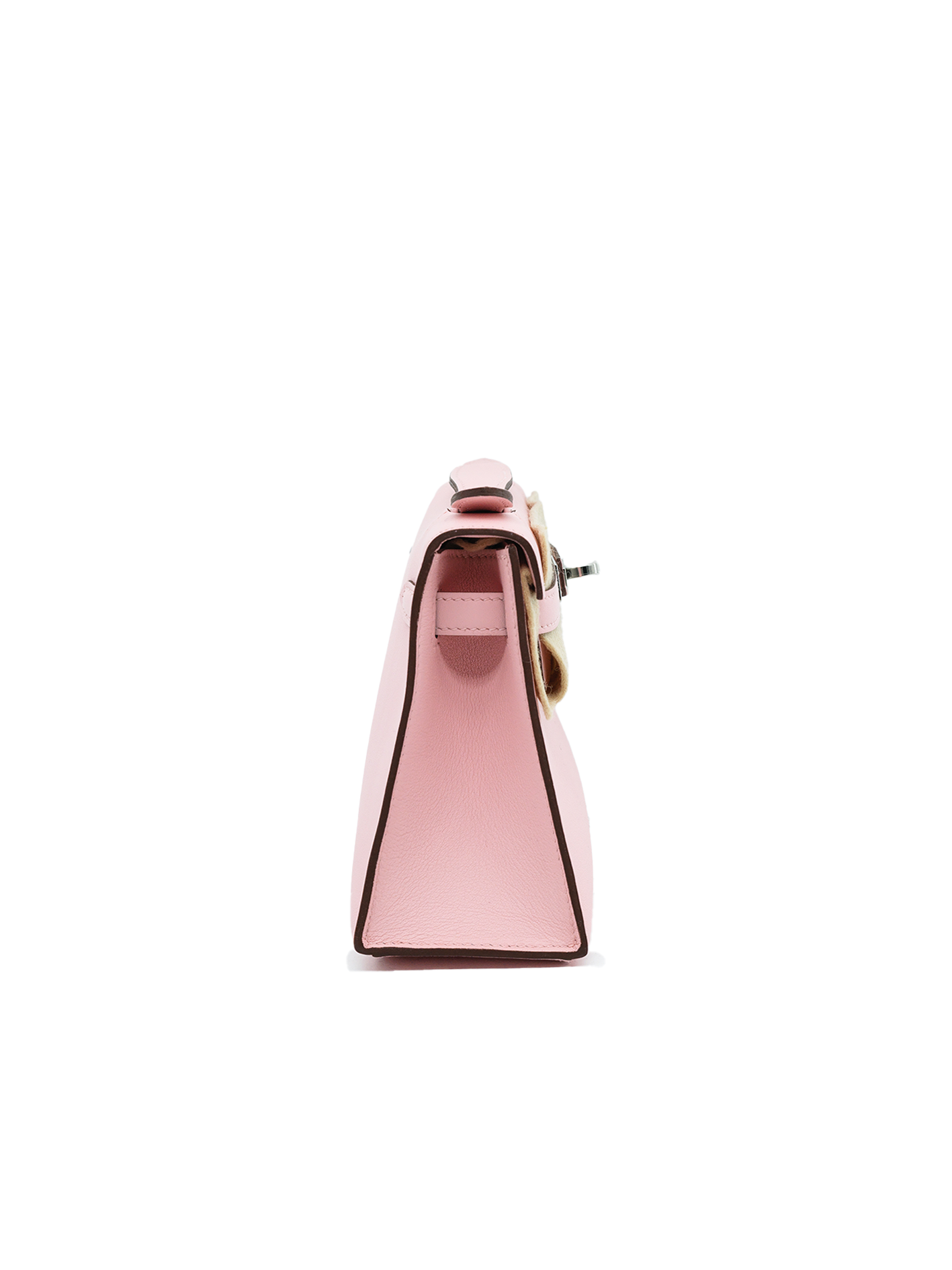 NEW HERMÈS KELLY POCHETTE SWIFT ROSE SAKURA PHW