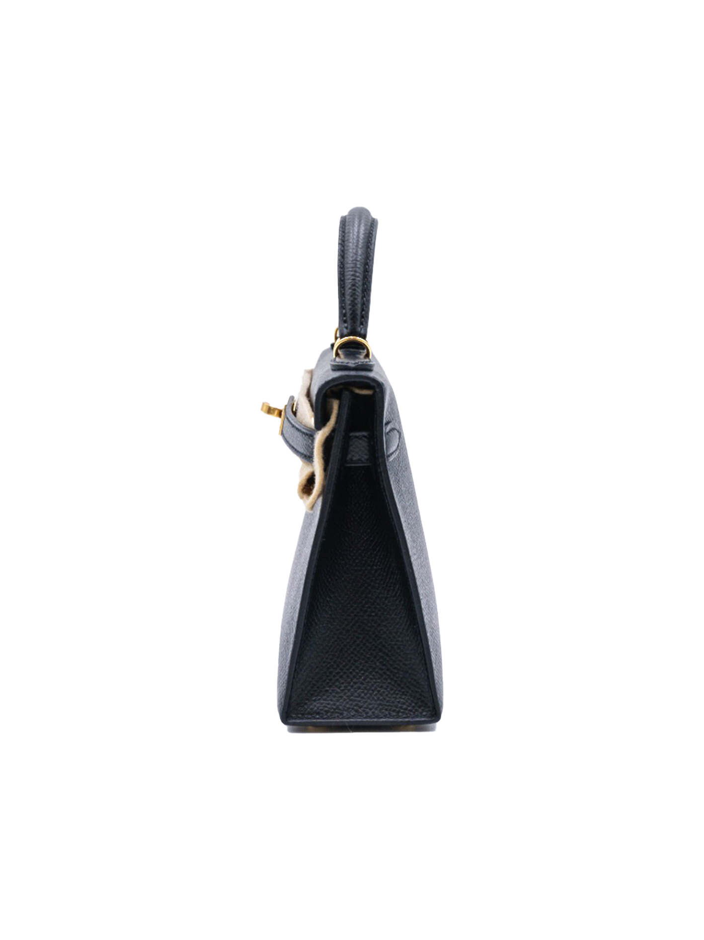 HERMES MINI KELLY II EPSOM BLACK GHW